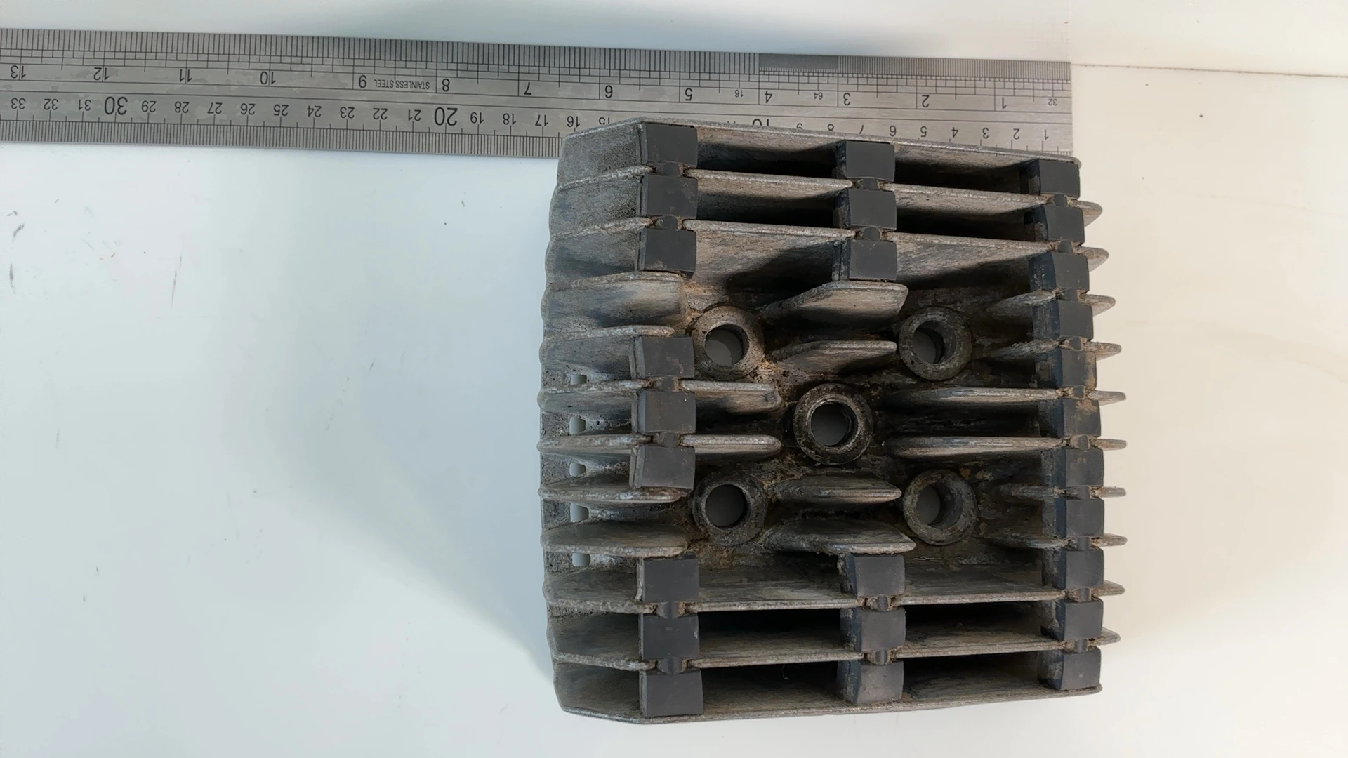 Yamaha RX100 RX-100 100cc Cylinder Head 1985-1996 OEM 1V1-11111-00 - Image 7