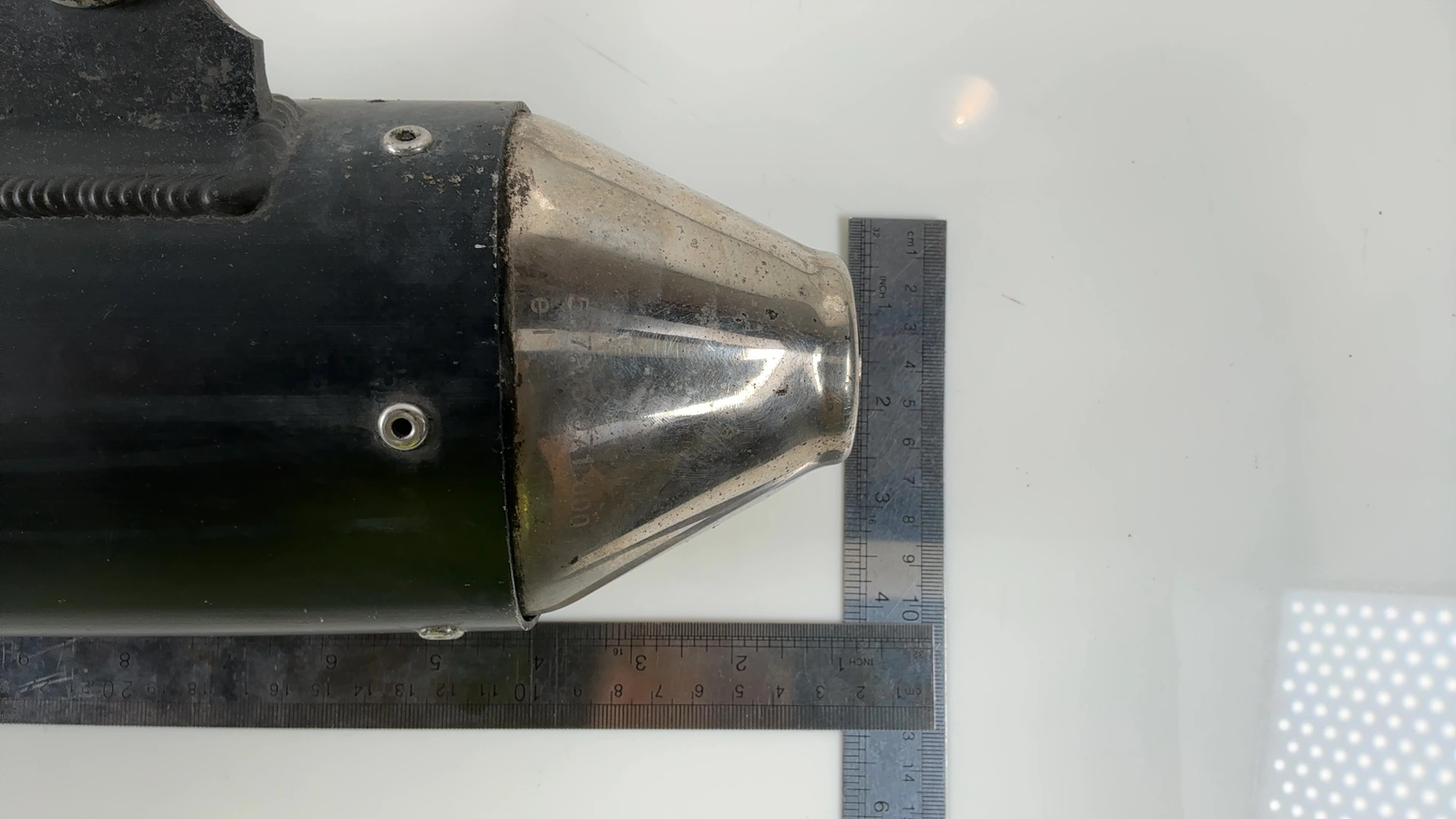 KTM Duke II 640 625cc Right Exhaust Silencer Muffler 1999-2007 OEM 58705071000 - Image 4