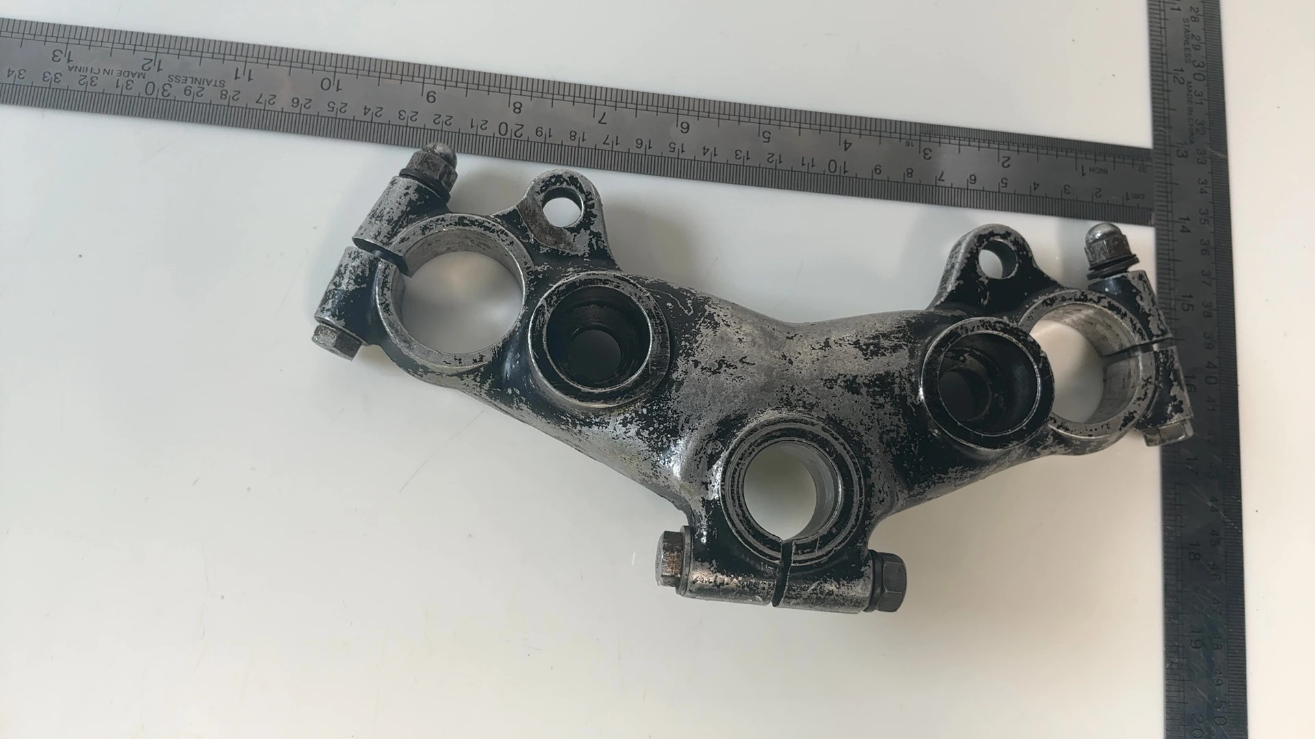 Yamaha RD400 RD250 1A1 250cc Upper Fork Bridge Yoke 1976-79 OEM 1A0-23435-01-98 - Image 4