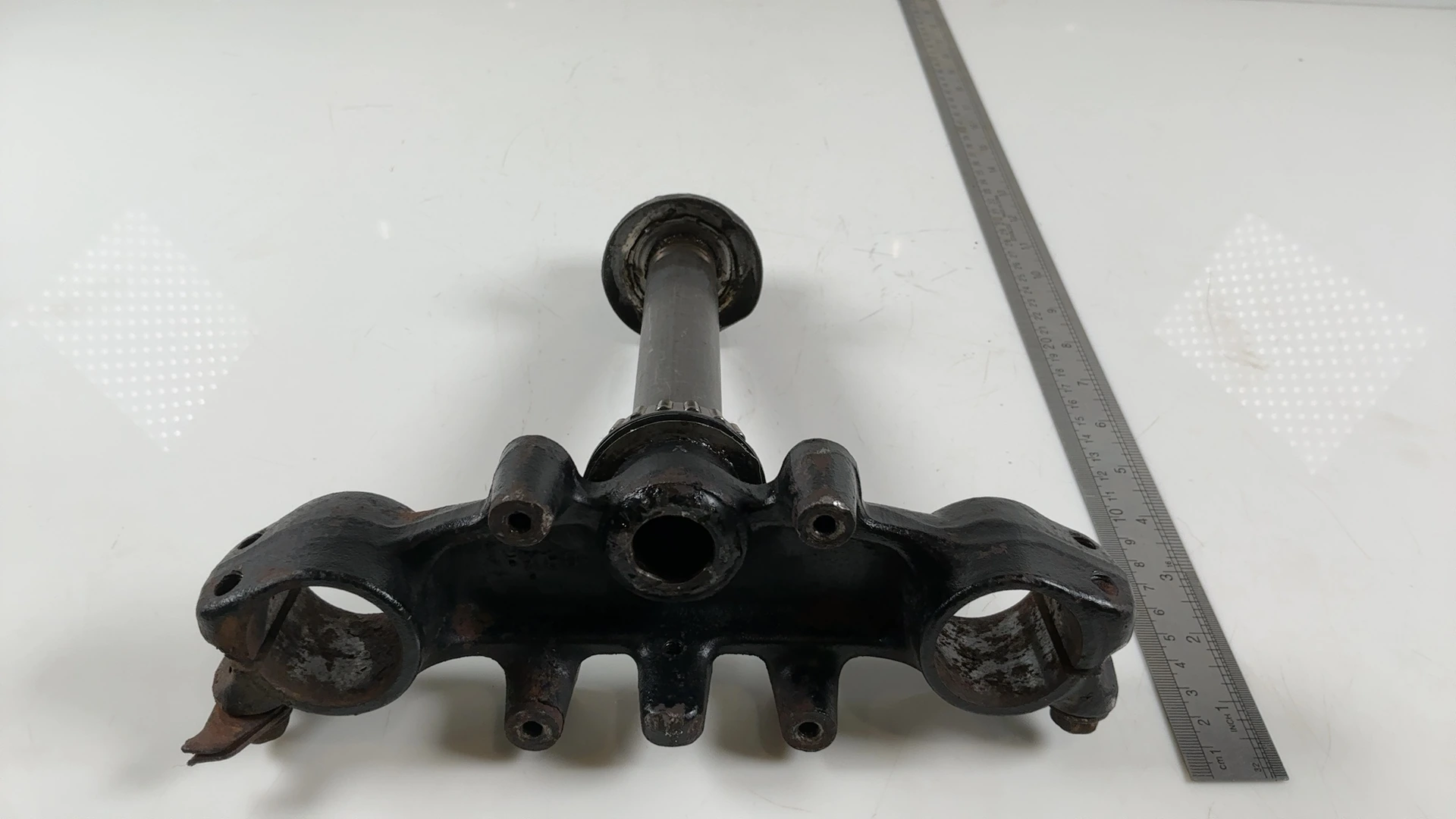Honda MTX 125 R MD07 200 CC Lower Triple Tree Stem Clamp 1982-1993 53219-KE1-000 - Image 3