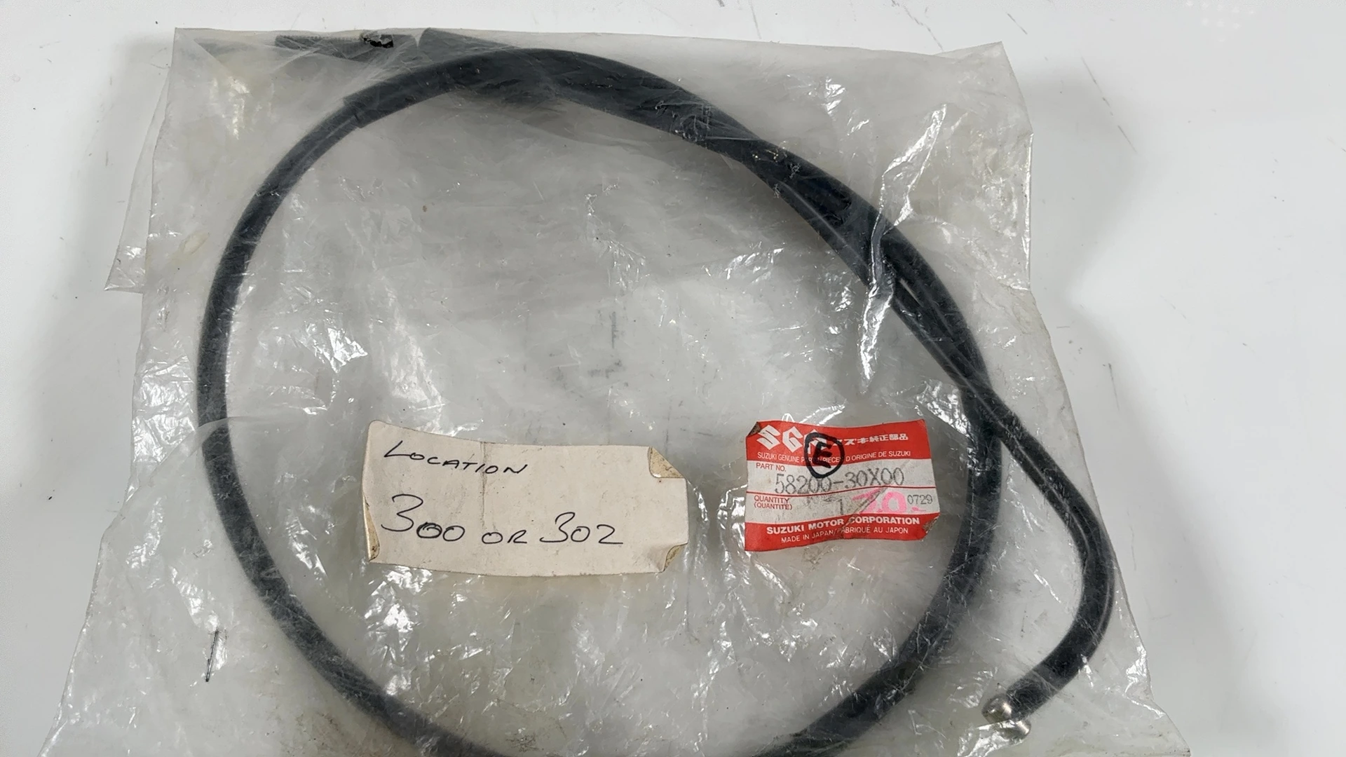 Suzuki GT250 GT380 T250 T305 T350 Clutch Cable 1971-1978 OEM 58200-30X00 - Image 6