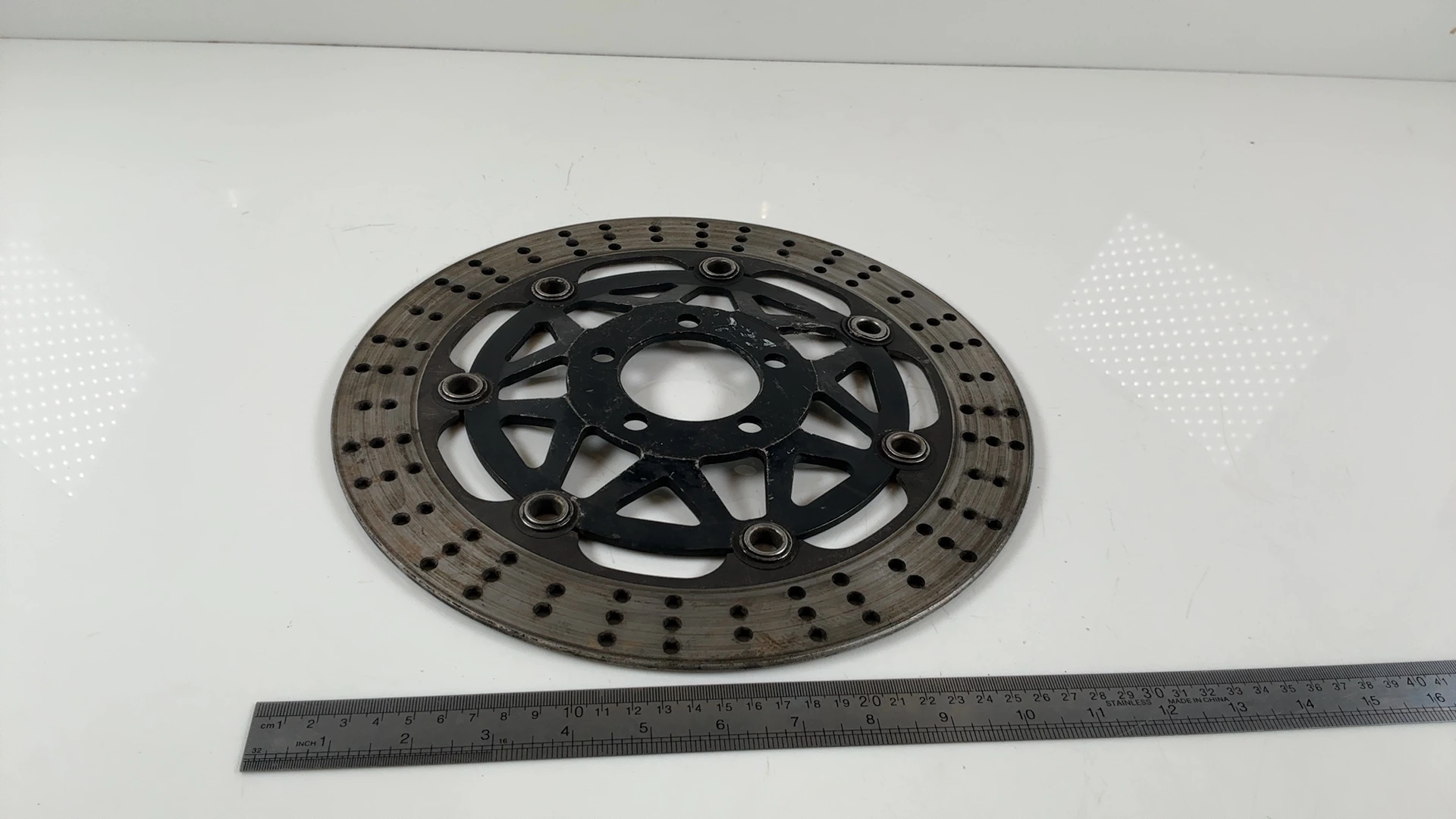 Kawasaki ZXR Ninja ZX750L 750cc Front Disc Brake Rotor 1994-95 OEM 41080-1351-FF - Image 5