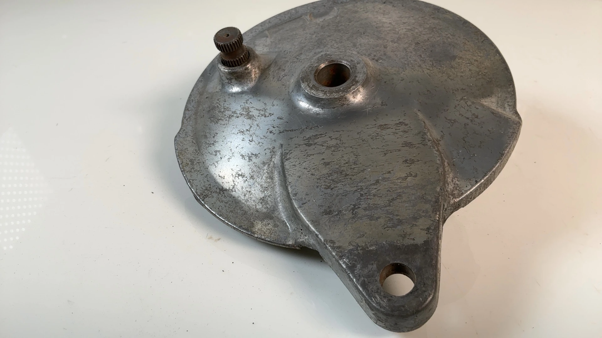 Yamaha Enduro DT125 125cc Rear Brake Drum Plate 1974-1976 OEM 437-25026-10-35 - Image 5