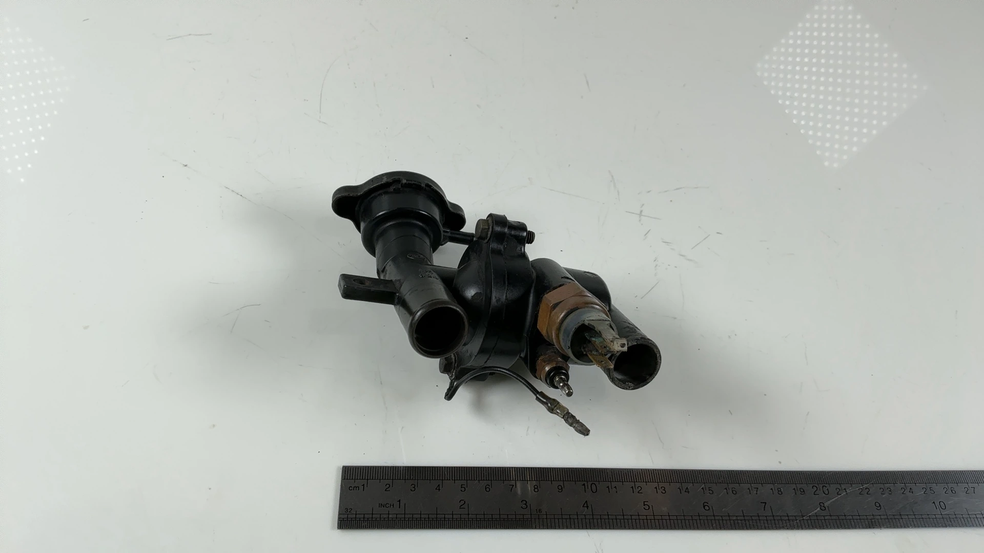 Yamaha Super Tenere XTZ750 3LD 750cc Thermostat Housing 1989-1990 OEM 3LD1241700 - Image 5