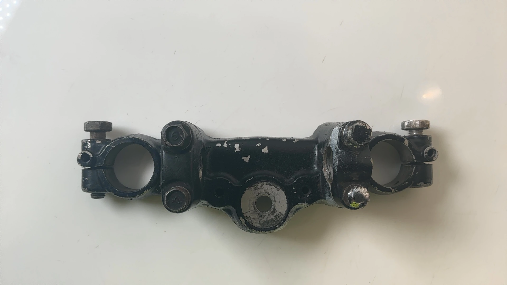 Suzuki TS125 ER 125cc Upper Fork Bridge Triple Tree Yoke 1979-81 OEM 51311-29320 - Image 5
