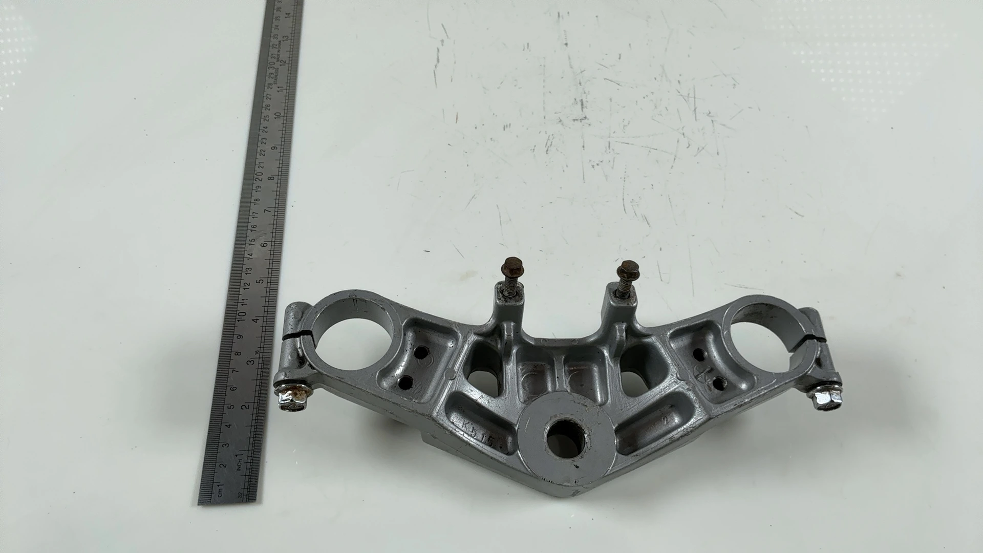Kawasaki Ninja ZX600A 600cc Upper Fork Bridge Yoke 1985-1987 OEM 44039-1157 - Image 4