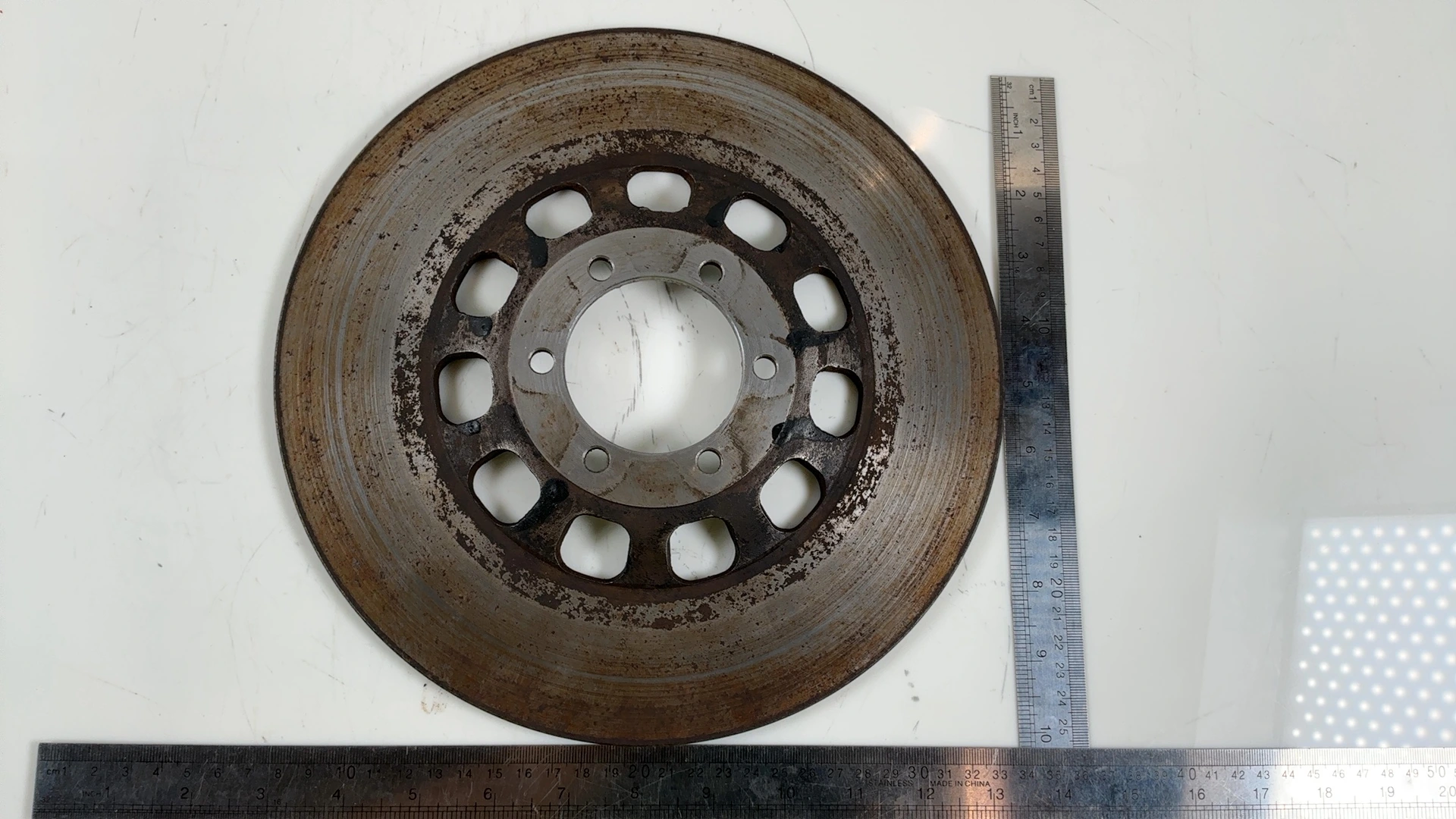 Yamaha XS400 1L9 400cc Rear Brake Disc Rotor 1977-1979 OEM 1L9-25831-00-00 - Image 3