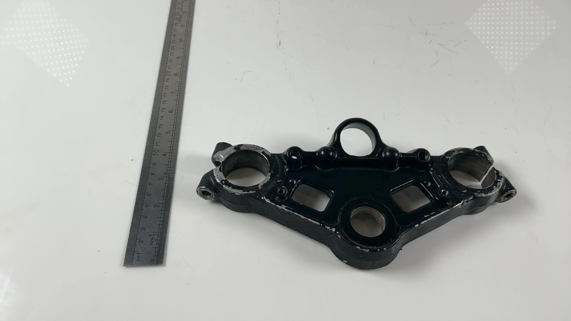 Honda VT250F MC08 250cc Upper Fork Bridge Yoke 1982-1985 OEM 53230-KE7-000 - Image 4