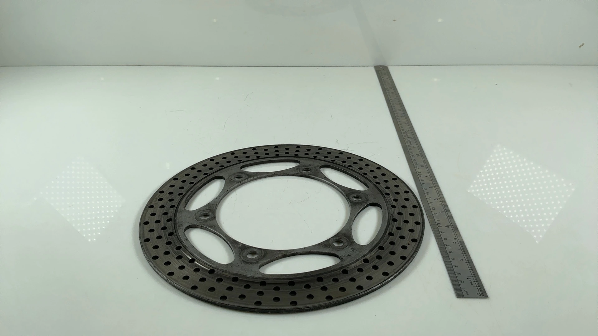 Honda CBR1000F Hurricane Front Left Brake Disc Rotor 1987 1988 OEM 45251-MM5-000 - Image 3