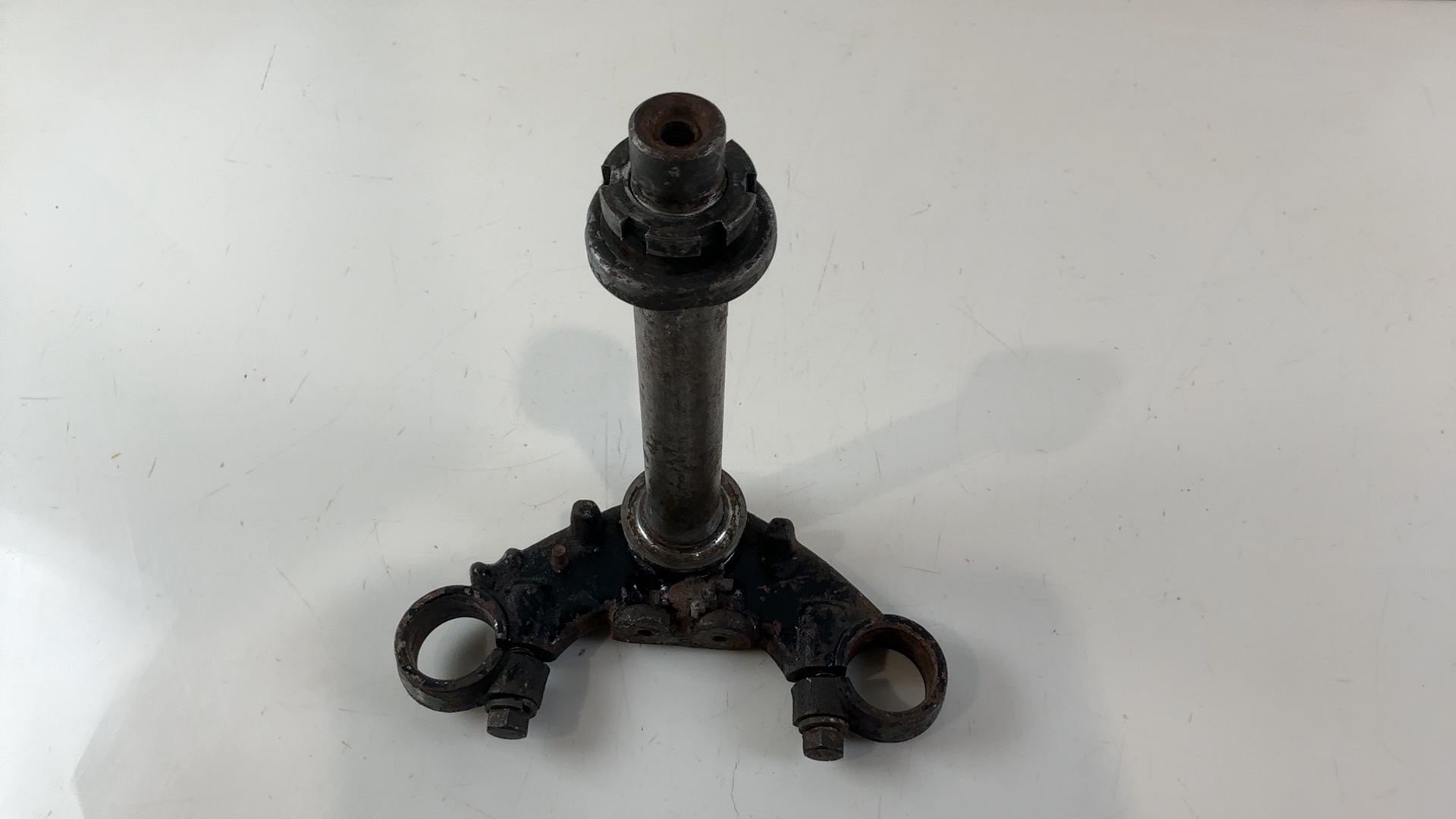 Yamaha RX100 100cc Lower Fork Bridge Triple Tree Yoke 1985-1990 OEM 1R6-23340-00