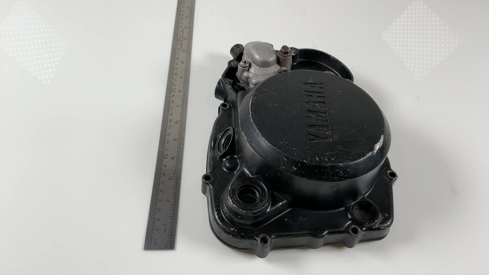 Yamaha DT125LC 34X 125cc Clutch Cover 1982-1987 OEM 34X-15421-00-00 Tushima - Image 4