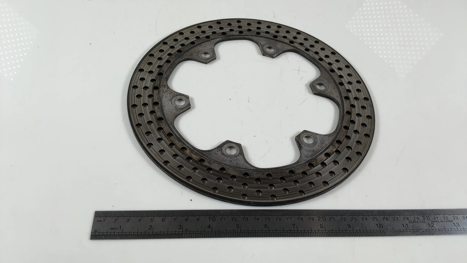 Honda CBR600F Hurricane F1 600 Front Brake Disc Rotor 1987-90 OEM 45251-ML7-690 - Image 5