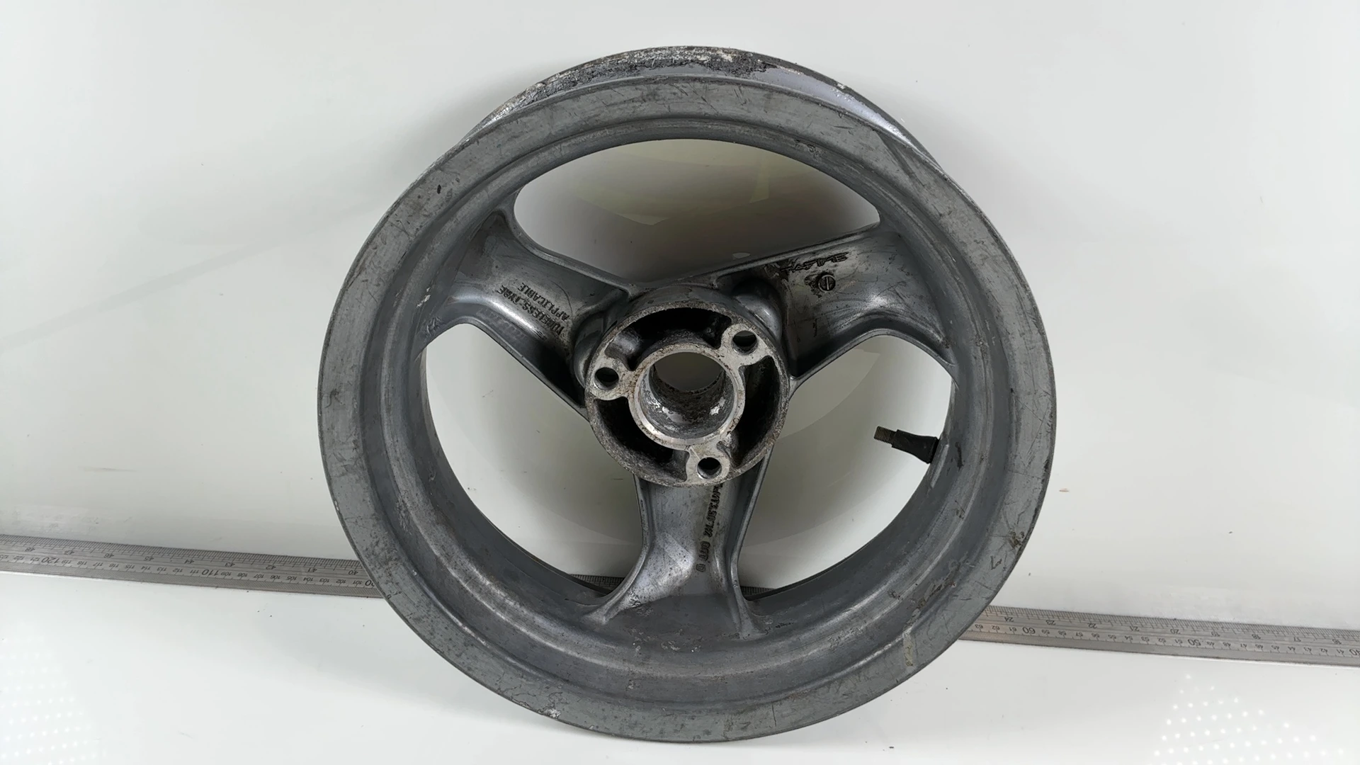 Peugeot Speedfight 1 2 50 Front Wheel Rim 1998 2008 OEM 761844B2 E12xMT3.50H2 - Image 2