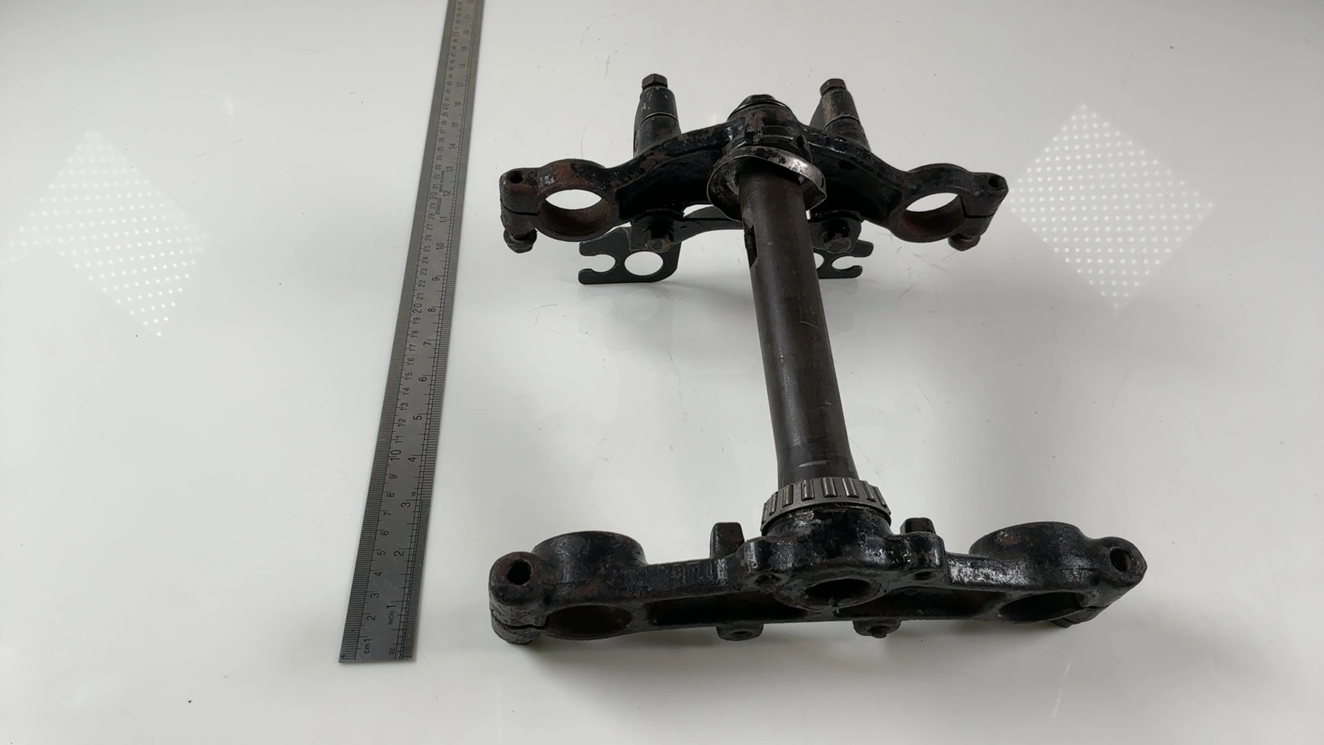 Yamaha DT50MX DT50 50cc Triple Tree Stem Assembly 1981-1996 OEM 5N6-23340-00-90 - Image 4