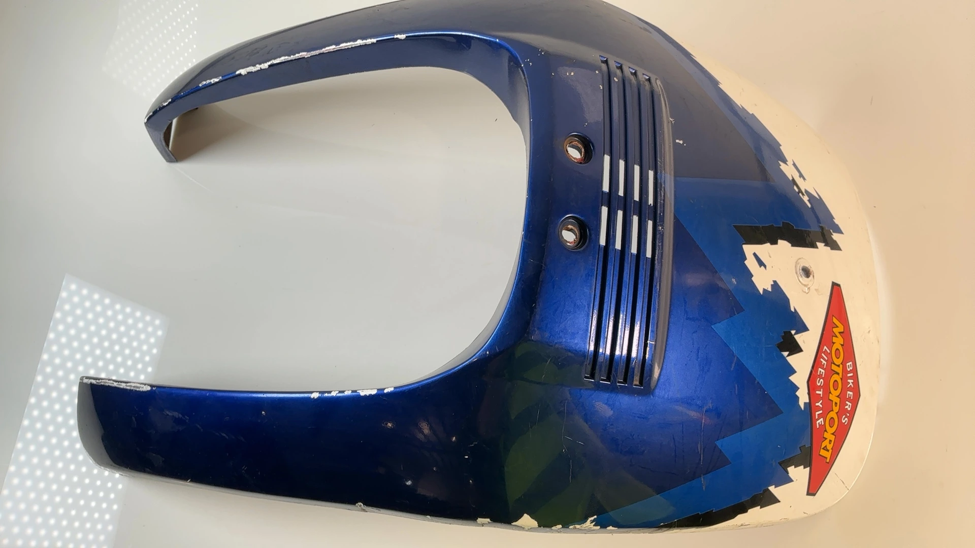 Honda Super Tact AF09 50cc Front Leg Shield Fairing 1984-1987 OEM 64301-GBL-7000