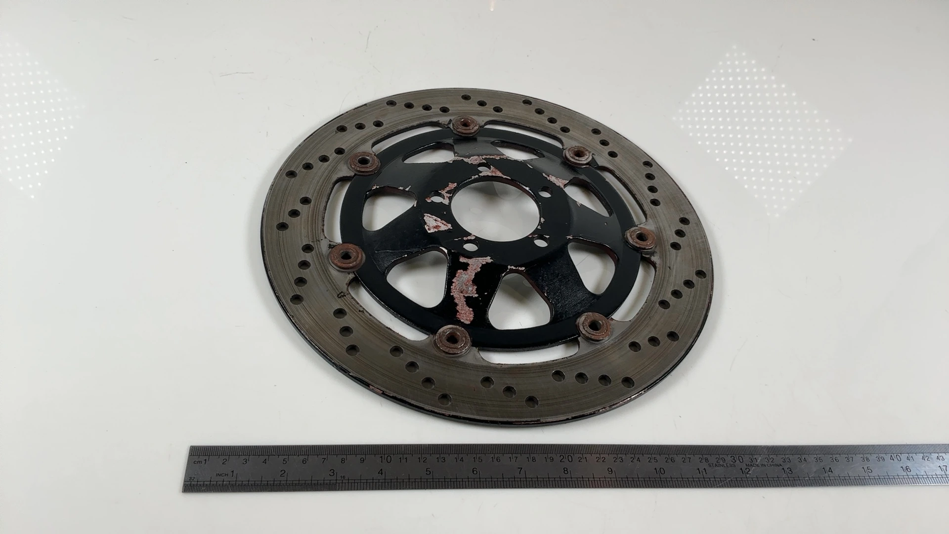 Suzuki GSXR 1100 GSX-R1100 1100cc Front Brake Disc Rotor 1986-88 OEM 59210-06B01 - Image 5