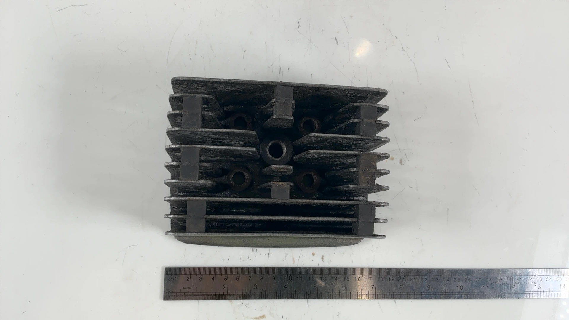 Yamaha RD200 RD200DX 200cc Cylinder Head Right 1974-1976 OEM 417-11121-00 - Image 5