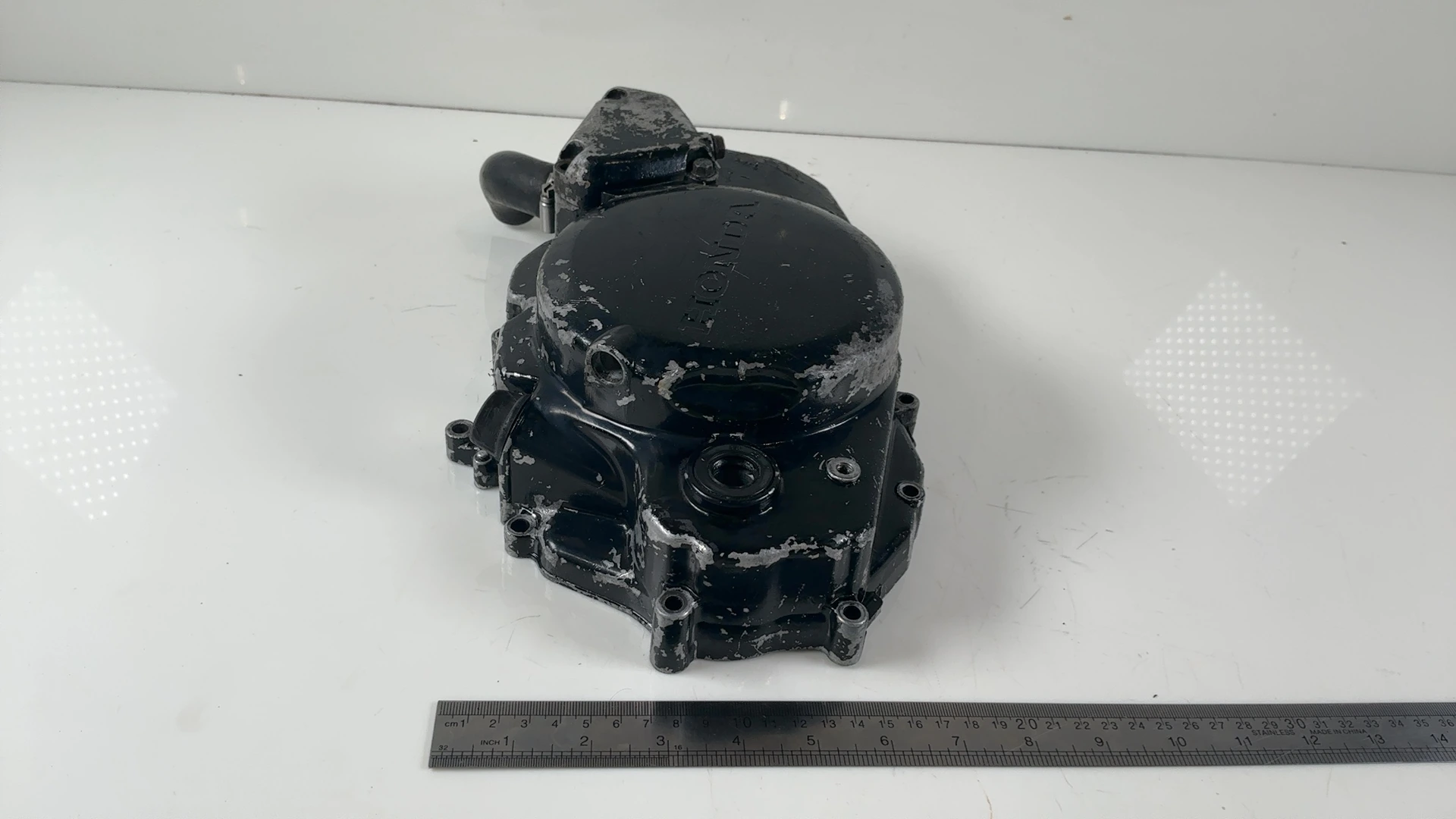 Honda MTX125 R JD05 125cc Right Clutch Cover 1983-1993 OEM 11331-KE1-601 - Image 5