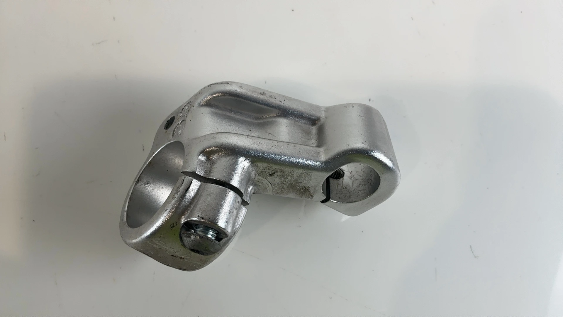 Gilera DNA 50 125 180 Left Handlebar Clip On Clamp Bracket 2000-2011 OEM 970002 - Image 2
