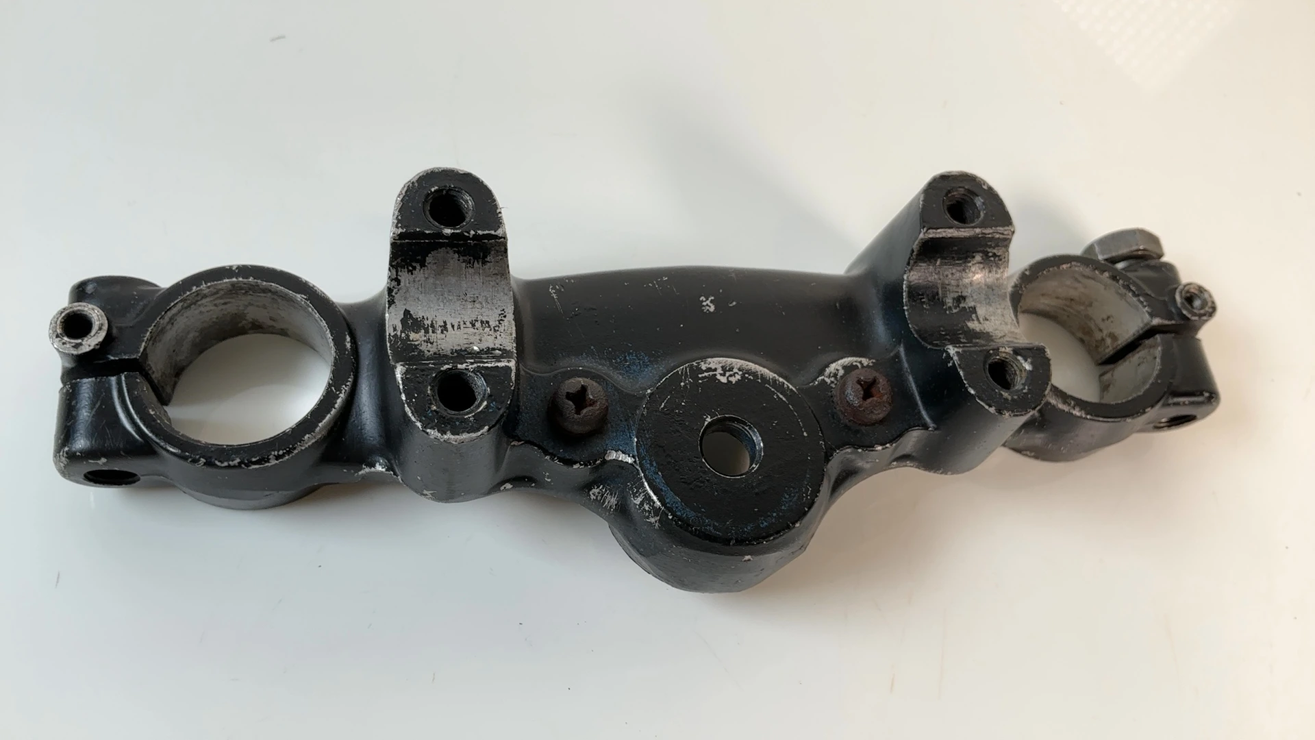 Suzuki TS100 TS100X 100cc Upper Fork Triple Tree Yoke 1980 1981 OEM 51311-48500 - Image 6