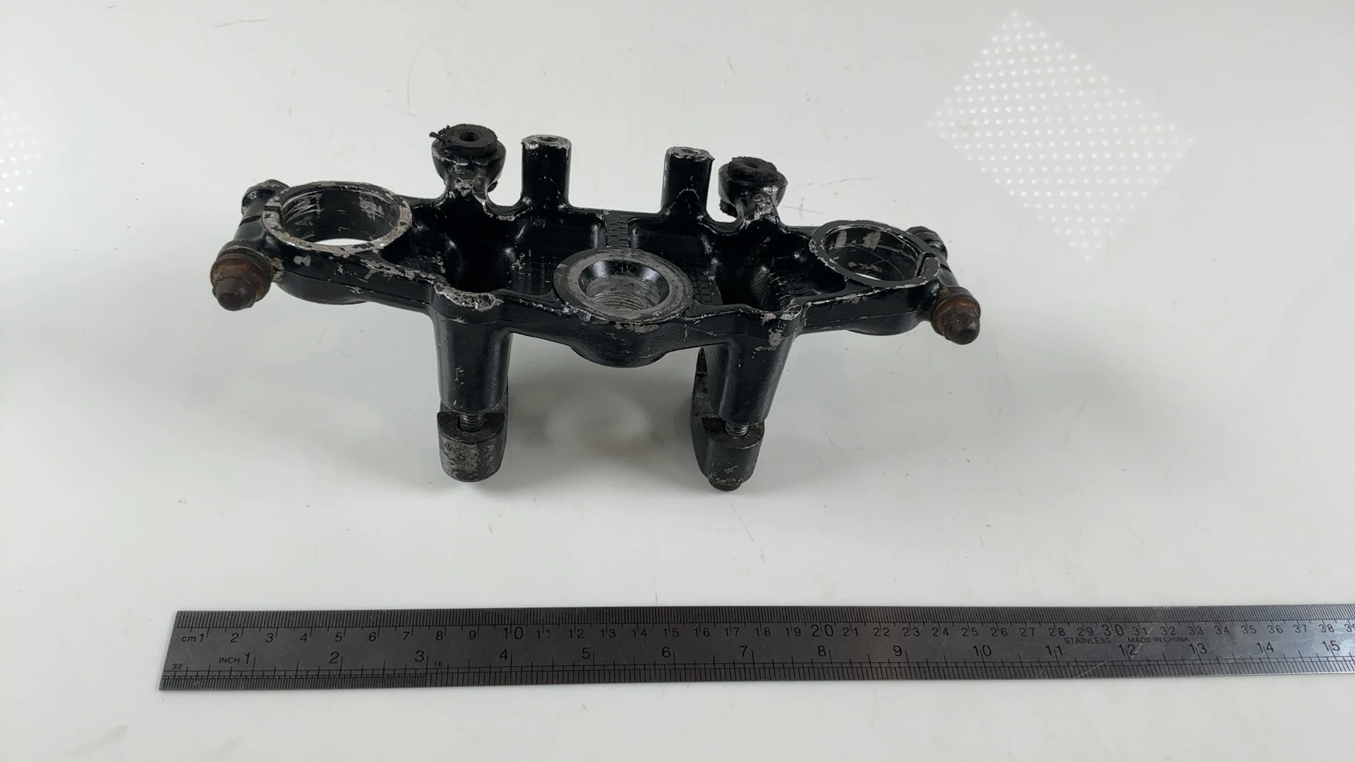 Kawasaki KMX 125 KMX125-B 125cc Upper Fork Bridge Yoke 1986-2002 OEM 44039-1290 - Image 5