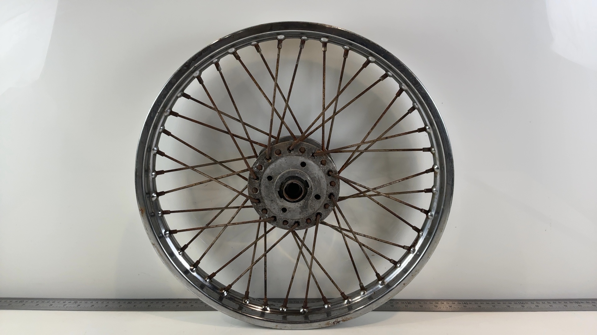 Kawasaki CSR 305 KZ305 305cc Front Spoked Wheel Rim 1981-1988 OEM 41025-1007 - Image 5