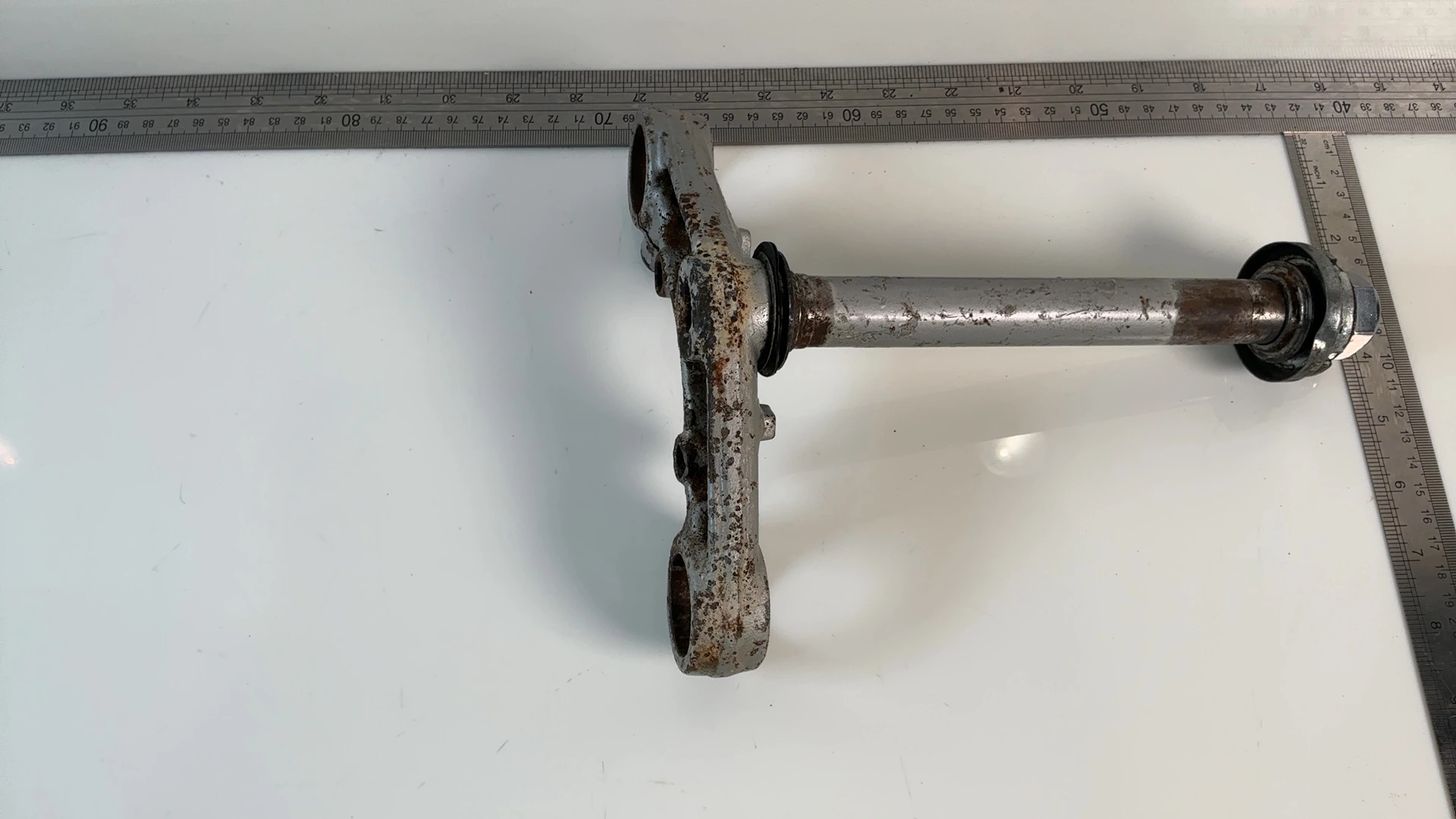 Honda NS125R TC01 124cc Lower Triple Tree Stem 1984-1987 OEM 53200-KR1-760 - Image 3