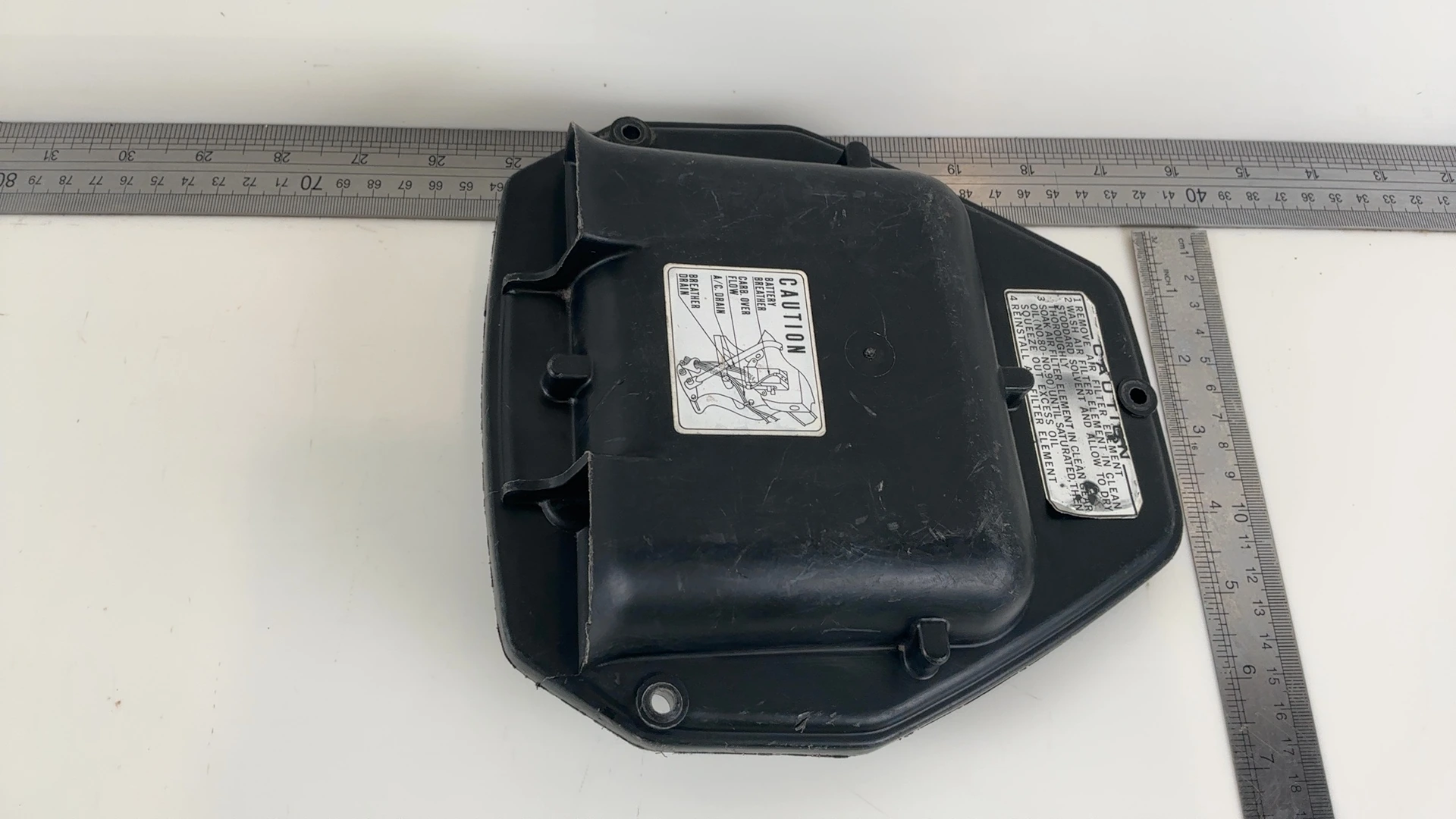 Honda CB400N 400cc Air Filter Box Lid Cover 1978-1985 OEM 17230-413-020 - Image 3