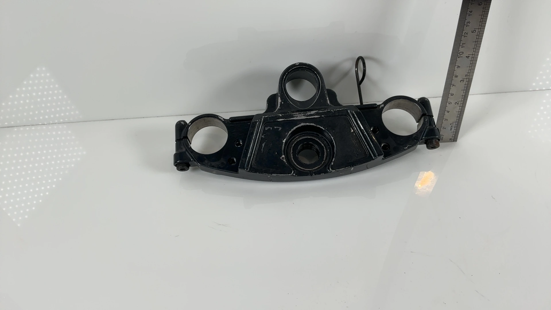 Kawasaki ZZR1100 ZXT10C 1100cc Upper Fork Triple Clamp 1990-92 OEM 44039-1200-GD - Image 4
