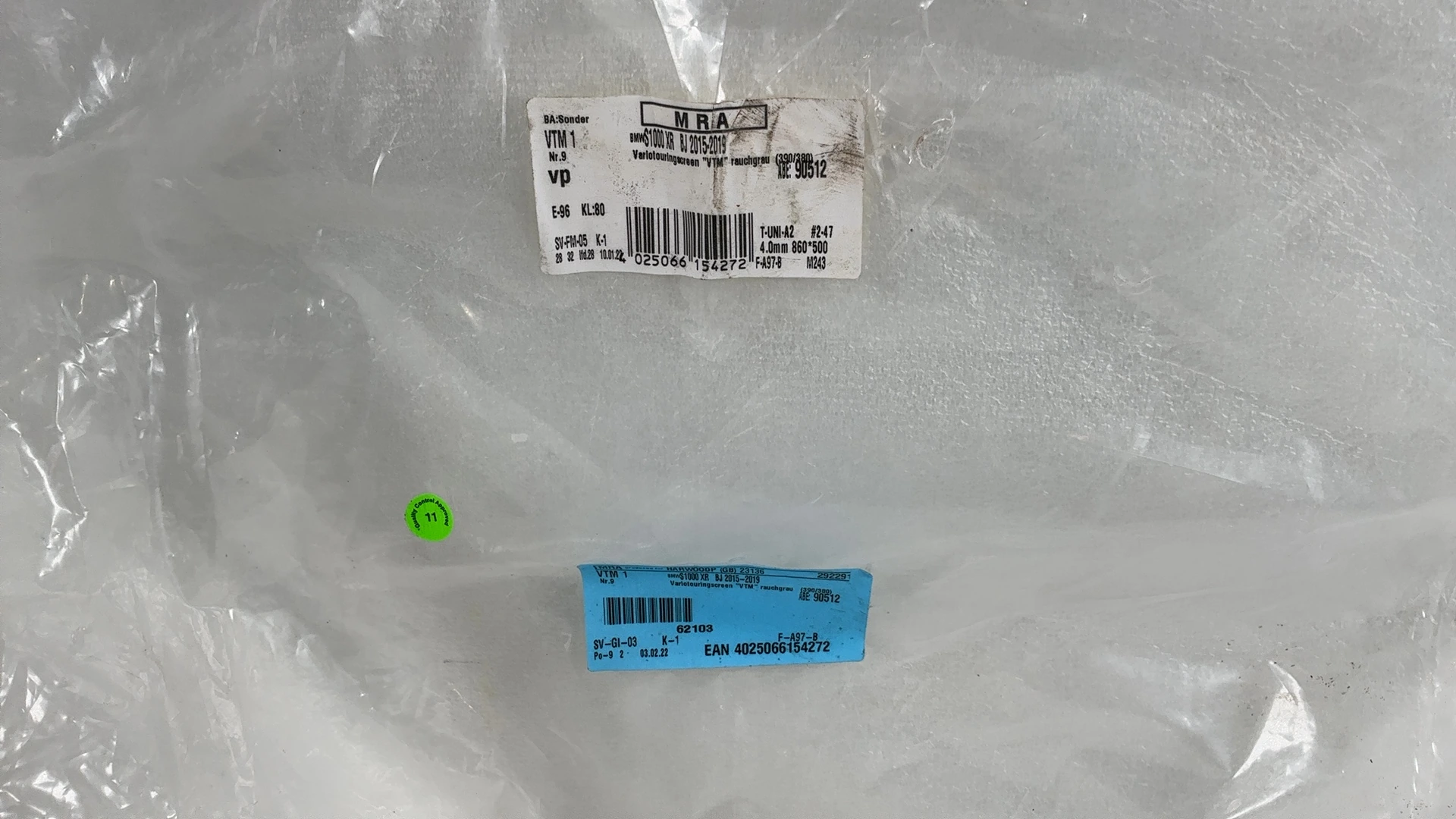 BMW S1000XR K49 1000 CC Touring Windshield 2015 2019 OEM 46637717038 - Image 3
