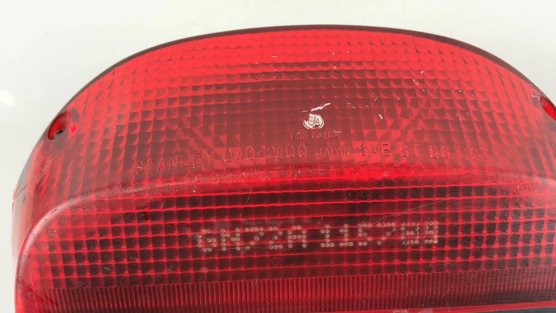 Suzuki GSX600F GSX400F 600cc Rear Brake Tail Light 1988-1997 OEM 35710-19C30 - Image 8