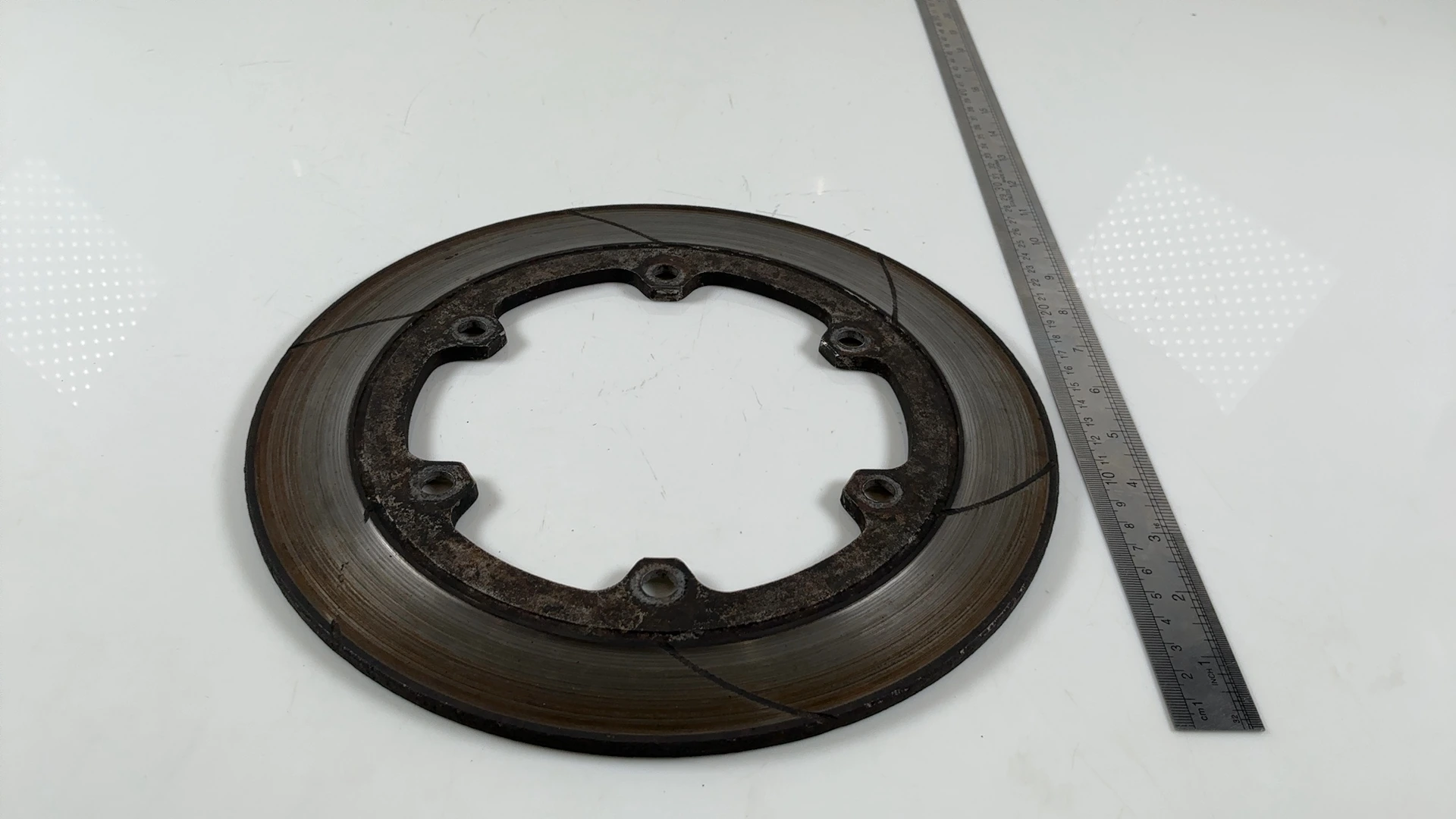 Honda CBX750F RC17 750cc Rear Brake Disc Rotor 1984-1987 OEM 43351-MJ0-000 - Image 3