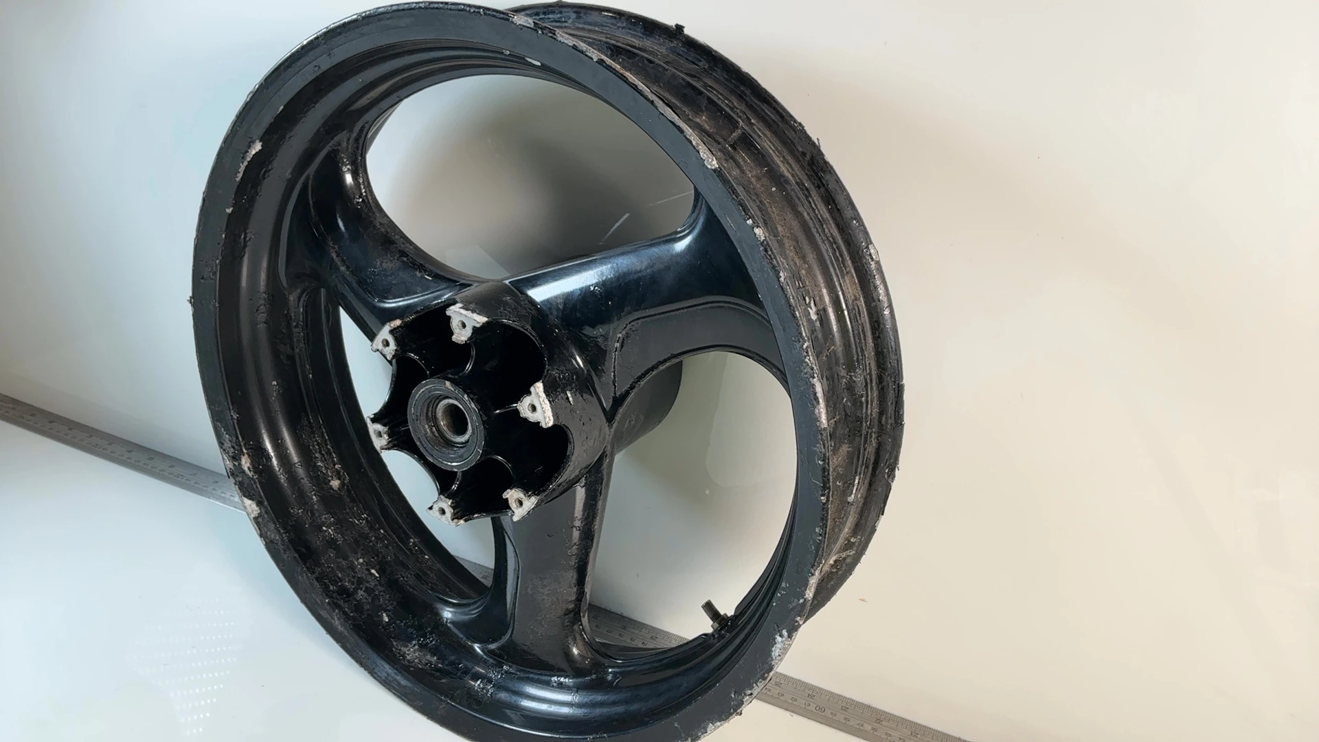 APRILIA RS 125 125CC REAR WHEEL RIM 1995-1998 OEM AP8125950 GRIMECA - Image 5