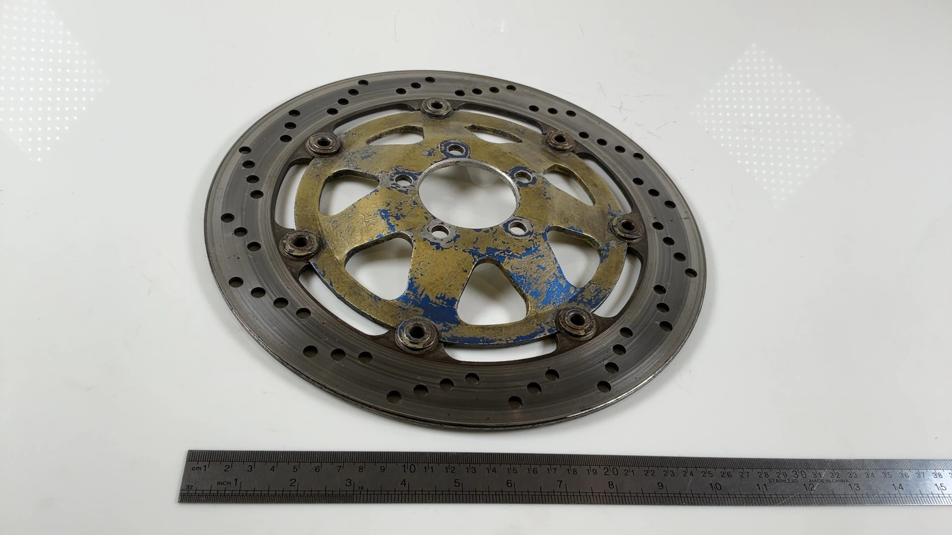 Suzuki GSX-R1100 GU74 1100 Front Brake Disc Rotor 1986-1988 OEM 59210-06B01 - Image 5
