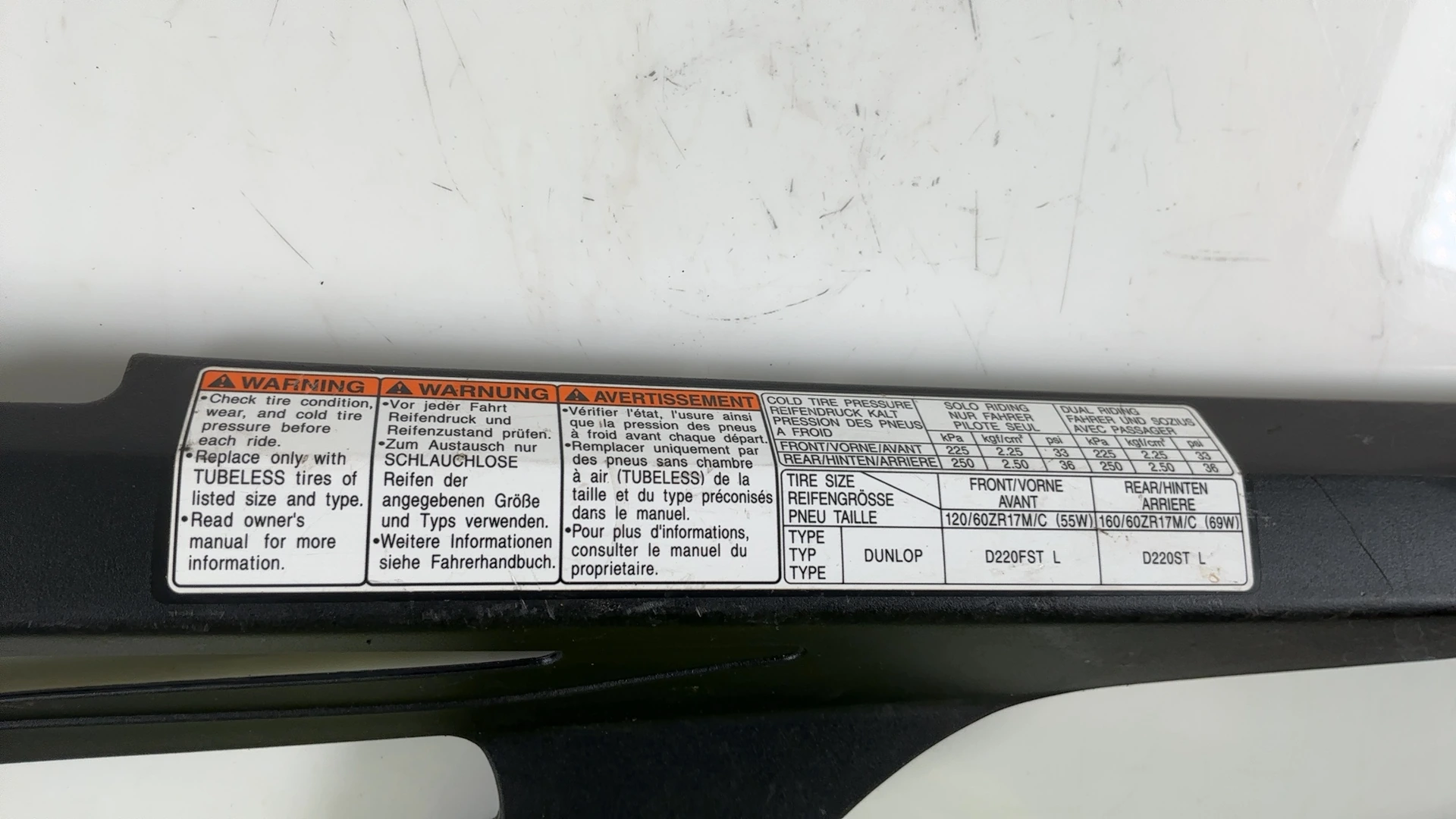 Suzuki Bandit GSF650 K7 650cc Rear Drive Chain Guard 2007 2008 OEM 61310-19F00 - Image 6