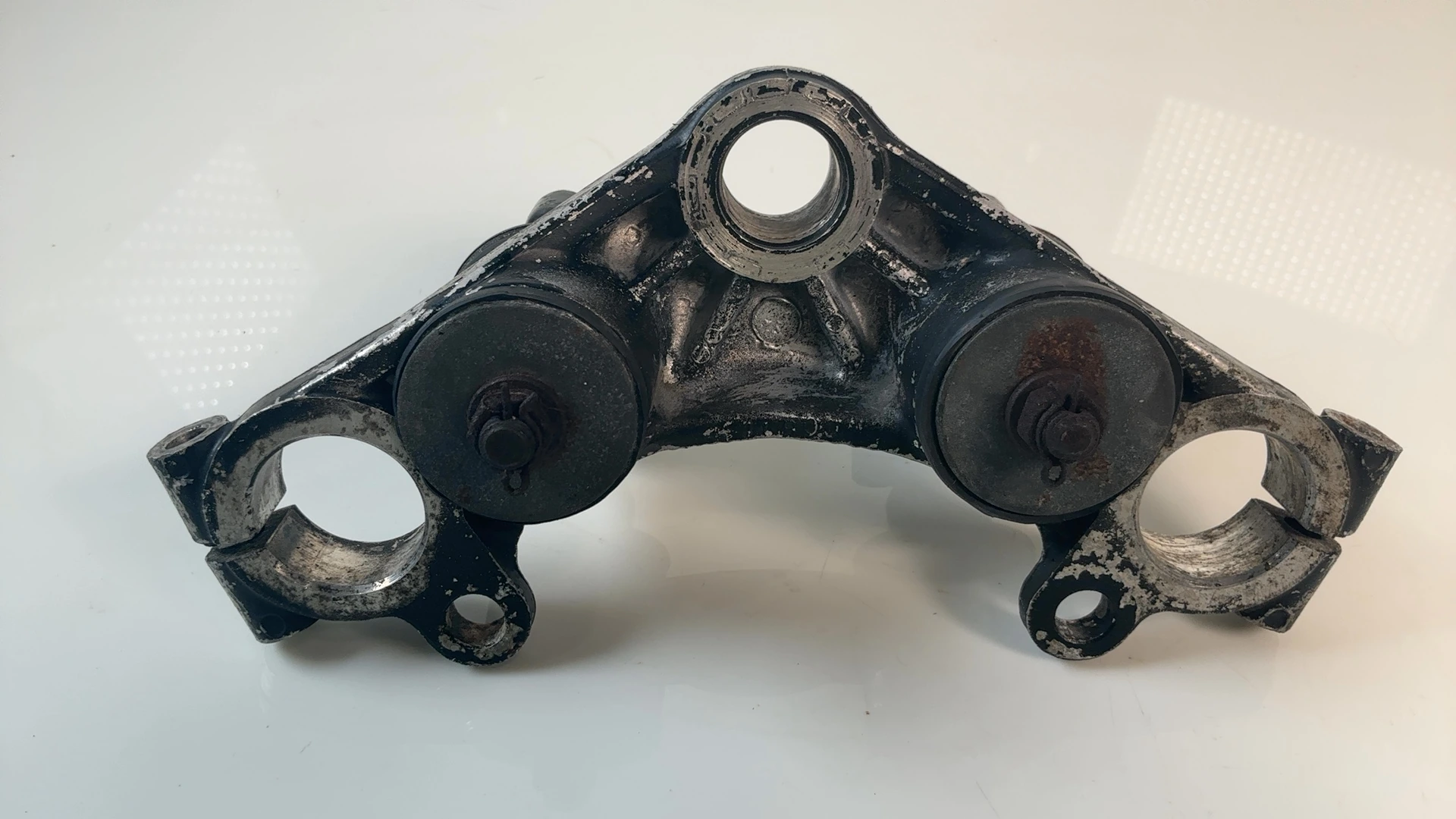 Yamaha XS400 XS360 XS250 400cc Upper Fork Bridge Yoke 1976-1980 OEM 1L9-23435-00 - Image 2