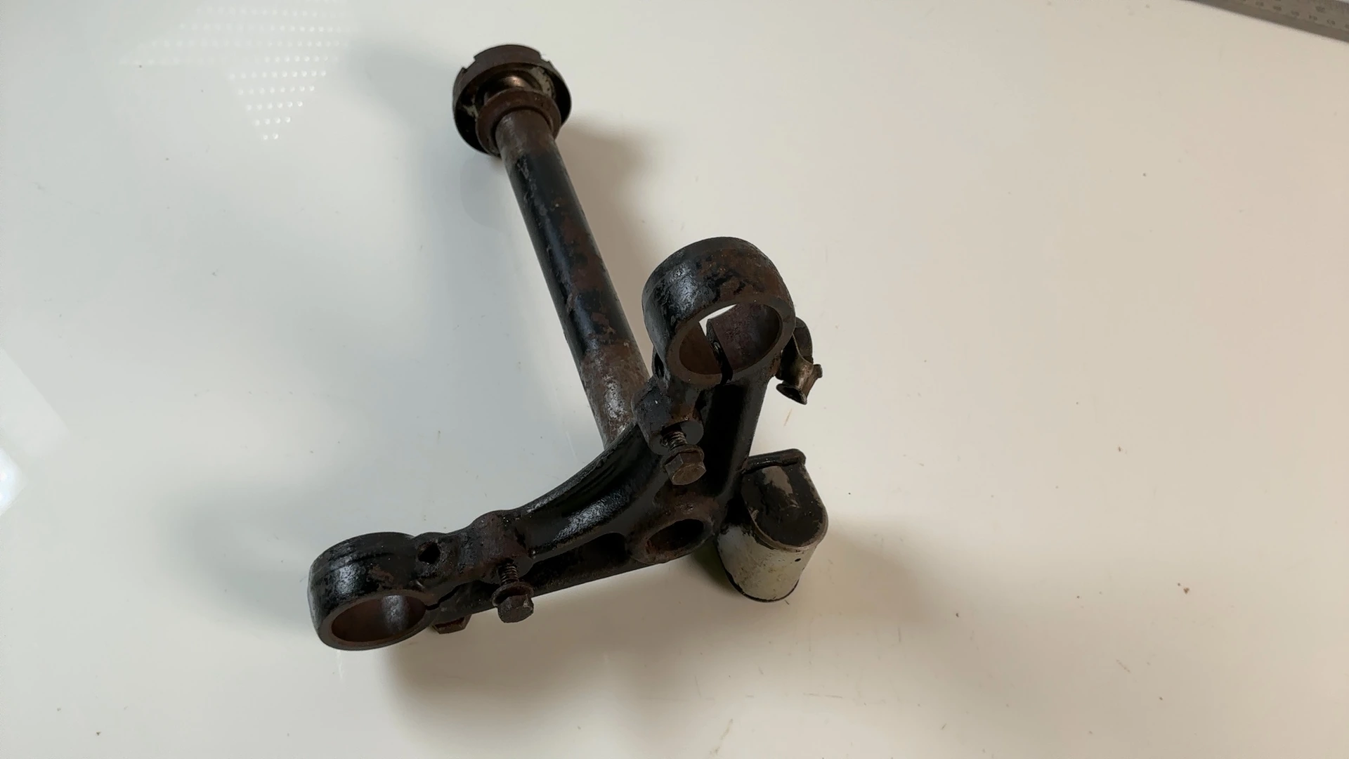 Honda XL70 XL-70 70cc Lower Triple Tree Stem Clamp 1974-1976 OEM 53200-118-770B - Image 2