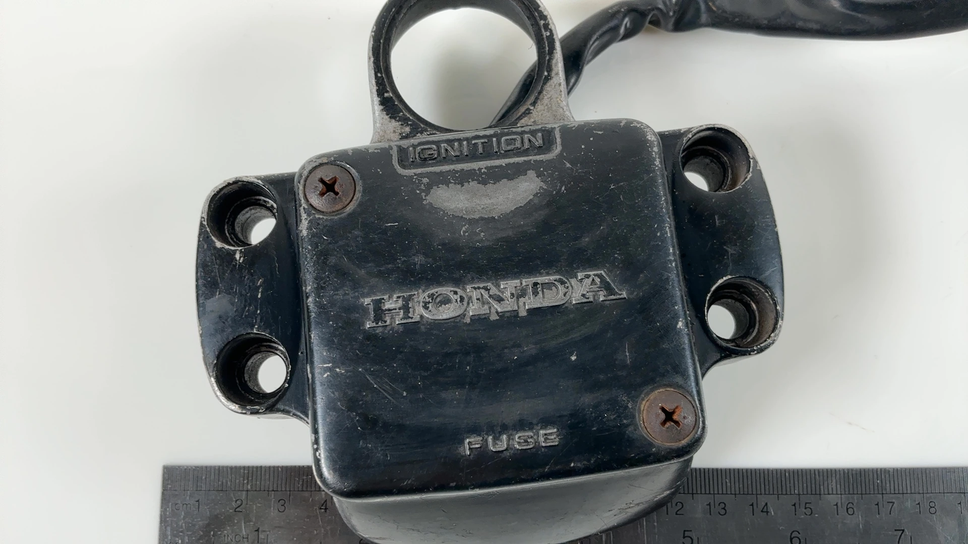 Honda CX500 CX500 500cc Upper Handlebar Holder Fuse Box 1978-1982 53131-415-000 - Image 3