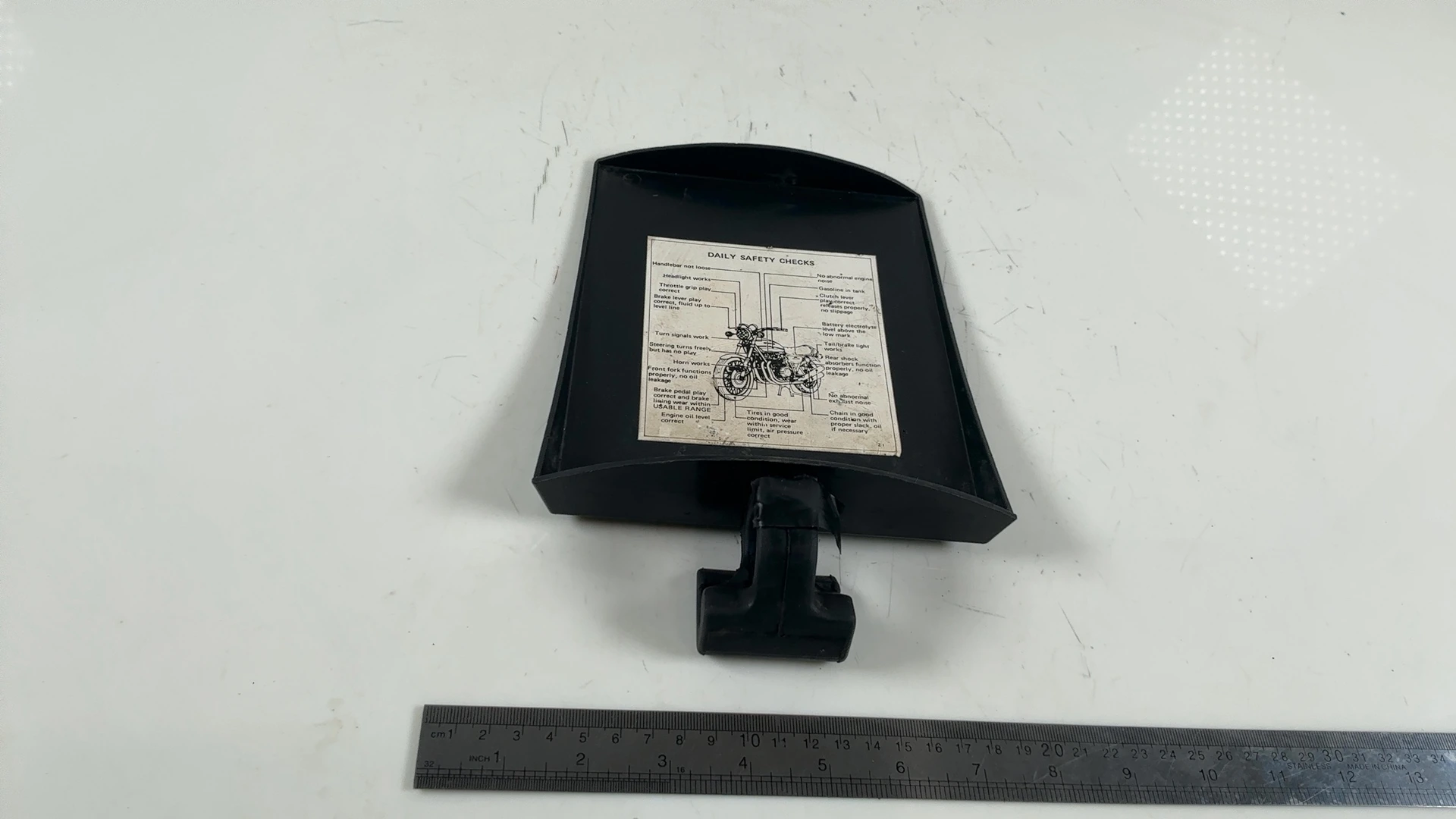 Kawasaki Z1 Z2 KZ900 900 Tool Tray Holder 1973-1975 OEM 32099-010 - Image 5