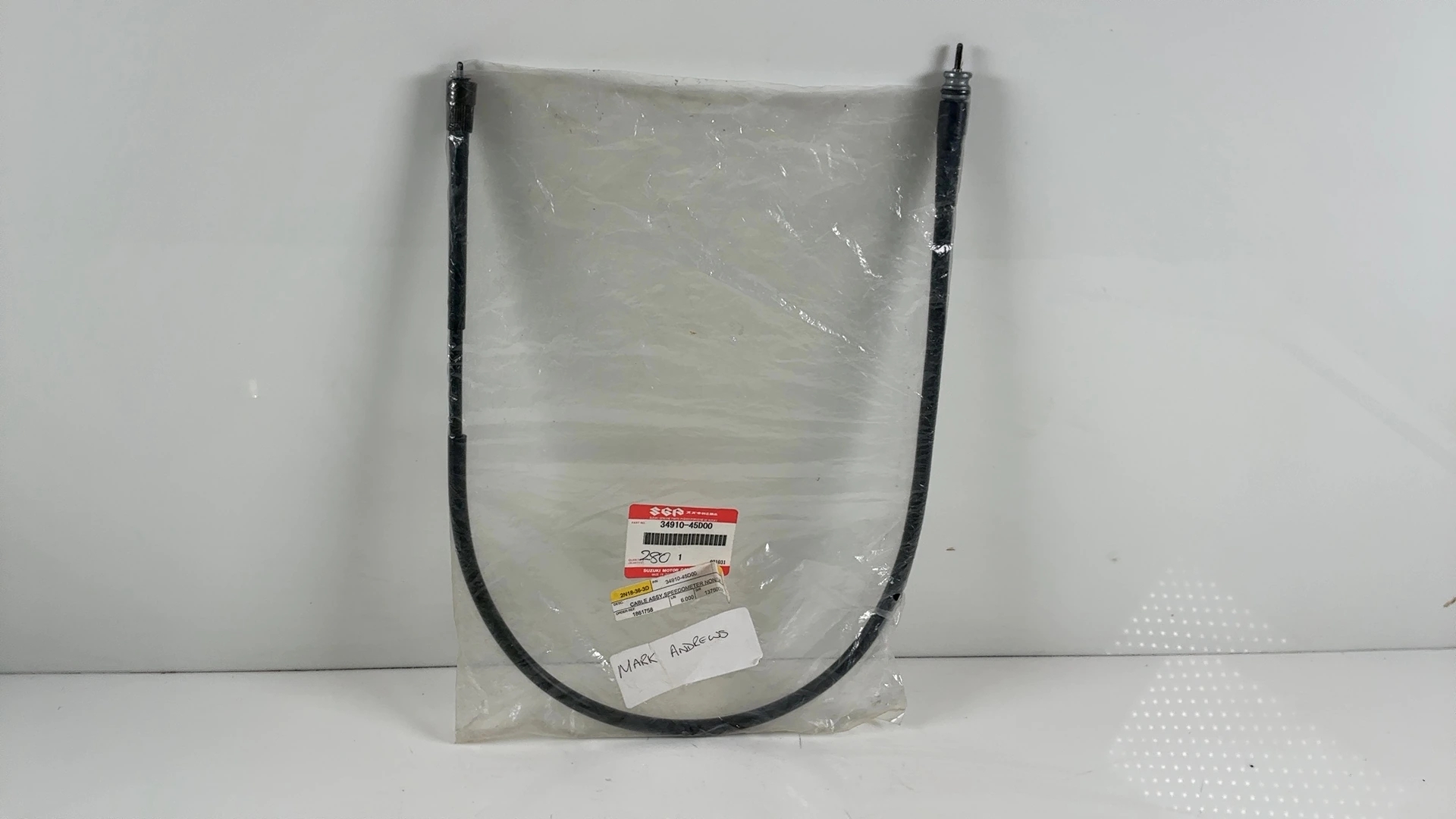 Suzuki GS500 GSF400 500cc 400cc Speedometer Cable 1991-2009 OEM 34910-45D00
