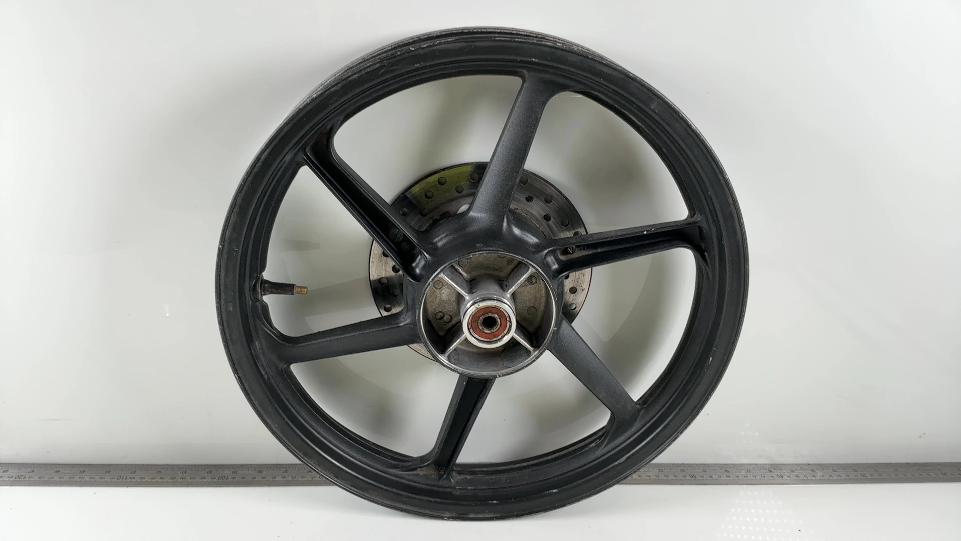 Honda CBR 125 R 125cc Rear Wheel Rim 2004-2010 OEM 42650-KPP-901ZA Enkei 89S - Image 2