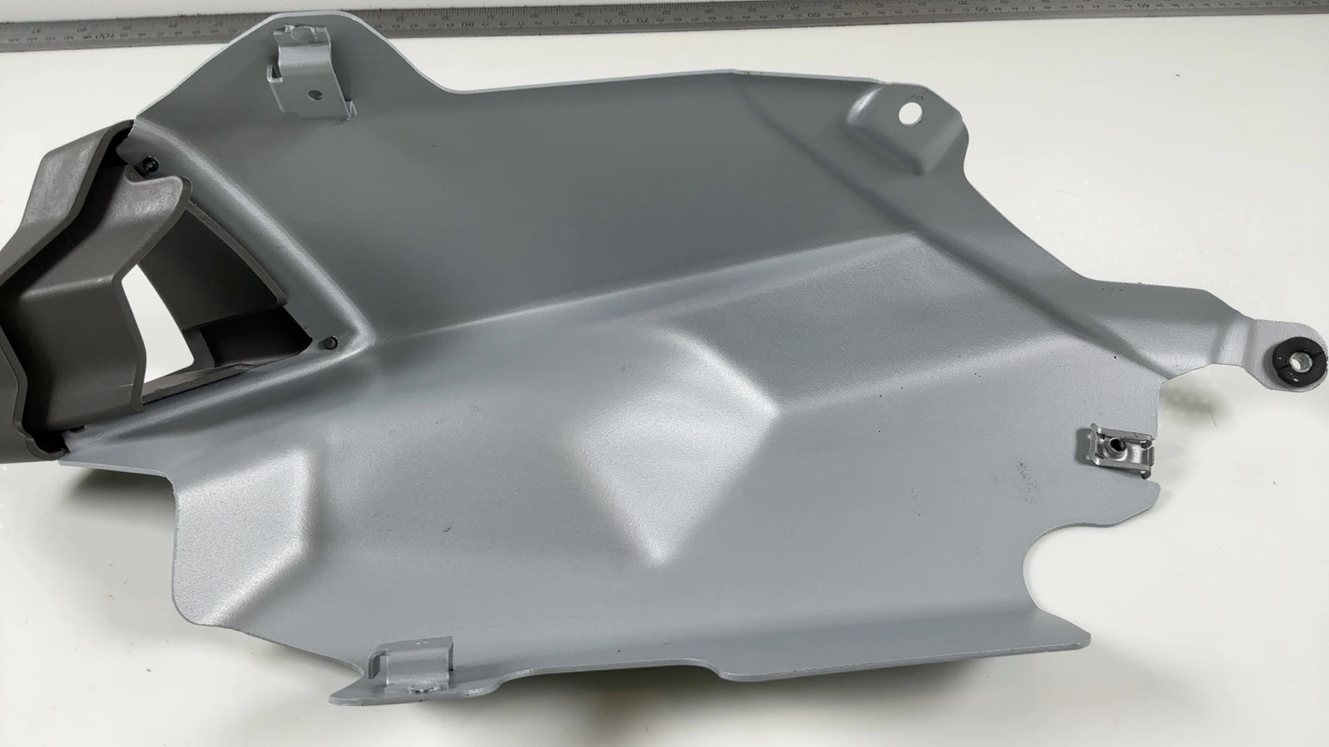 Aprilia Tuono RS 660 Left Exhaust Muffler Heat Shield Cover 2021-26 OEM 2B007477 - Image 7