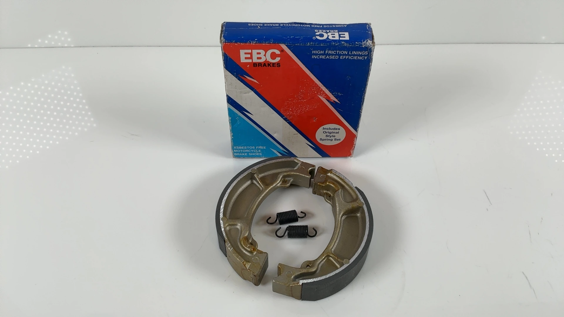 Honda CR250R 325 250cc Brake Shoes 1978-1980 OEM 43120-430-000 - Image 1