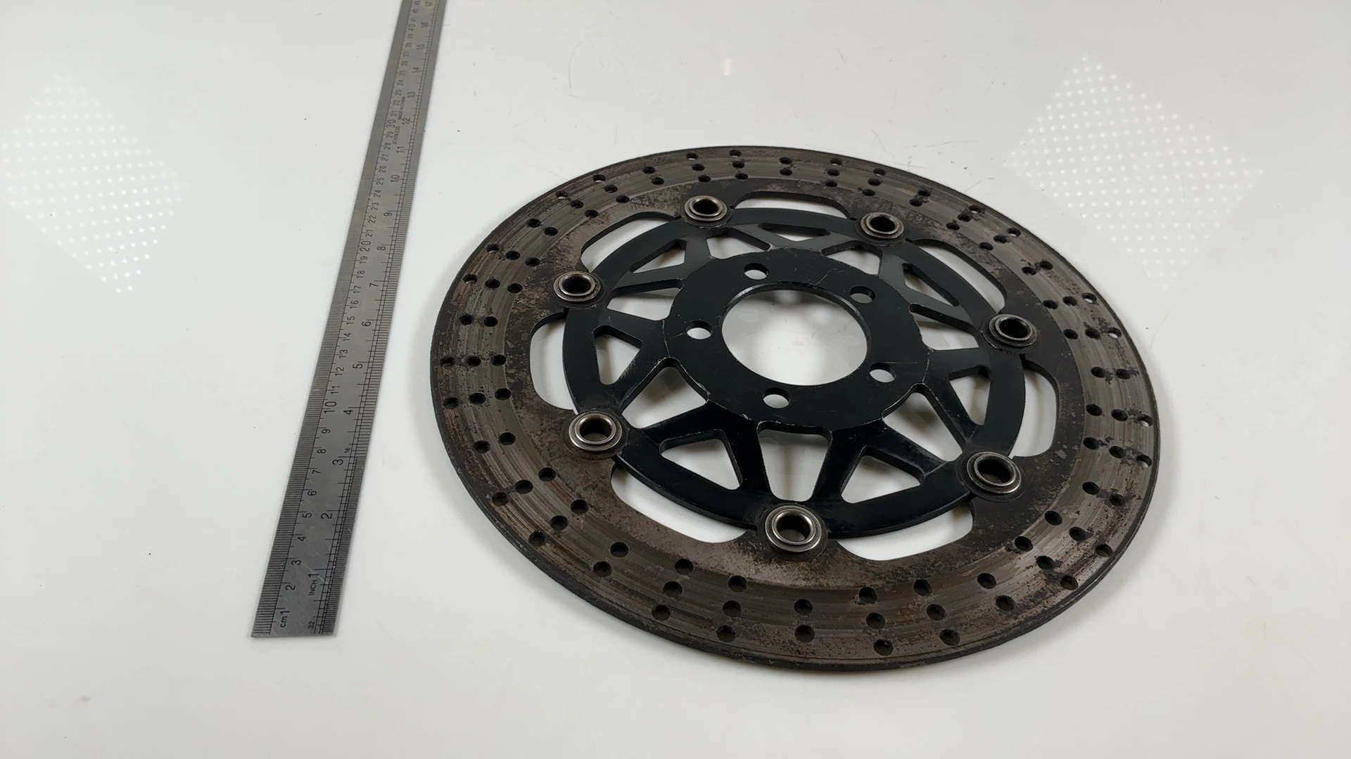 Kawasaki Zephyr ZR550 550cc Front Brake Disc Rotor 1990-1993 OEM 41080-1351-FF - Image 4