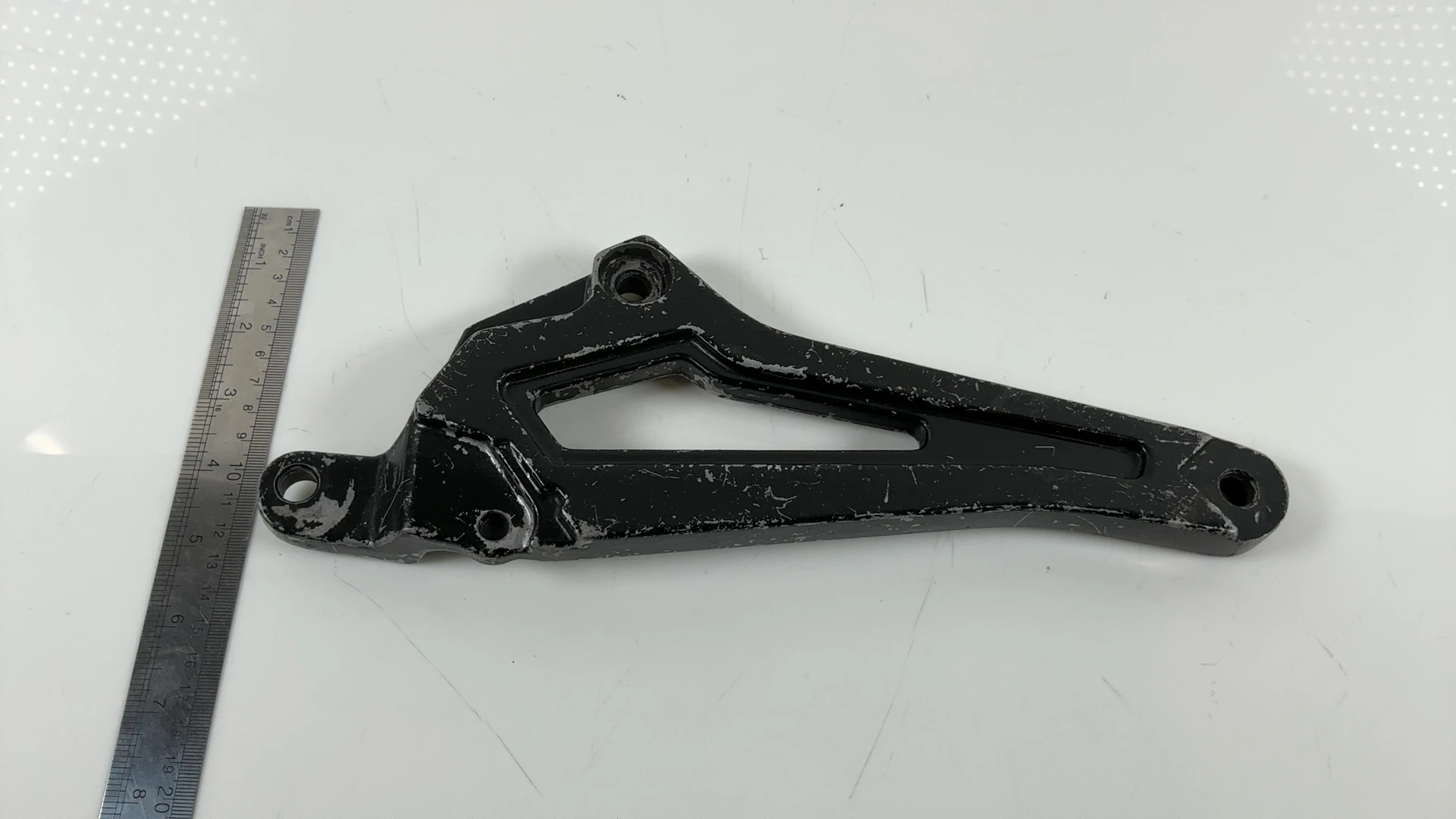 Yamaha RD125LC RD125 LC 125cc Left Side Foot Rest Bracket 1982-1986 10W-27442-01 - Image 7