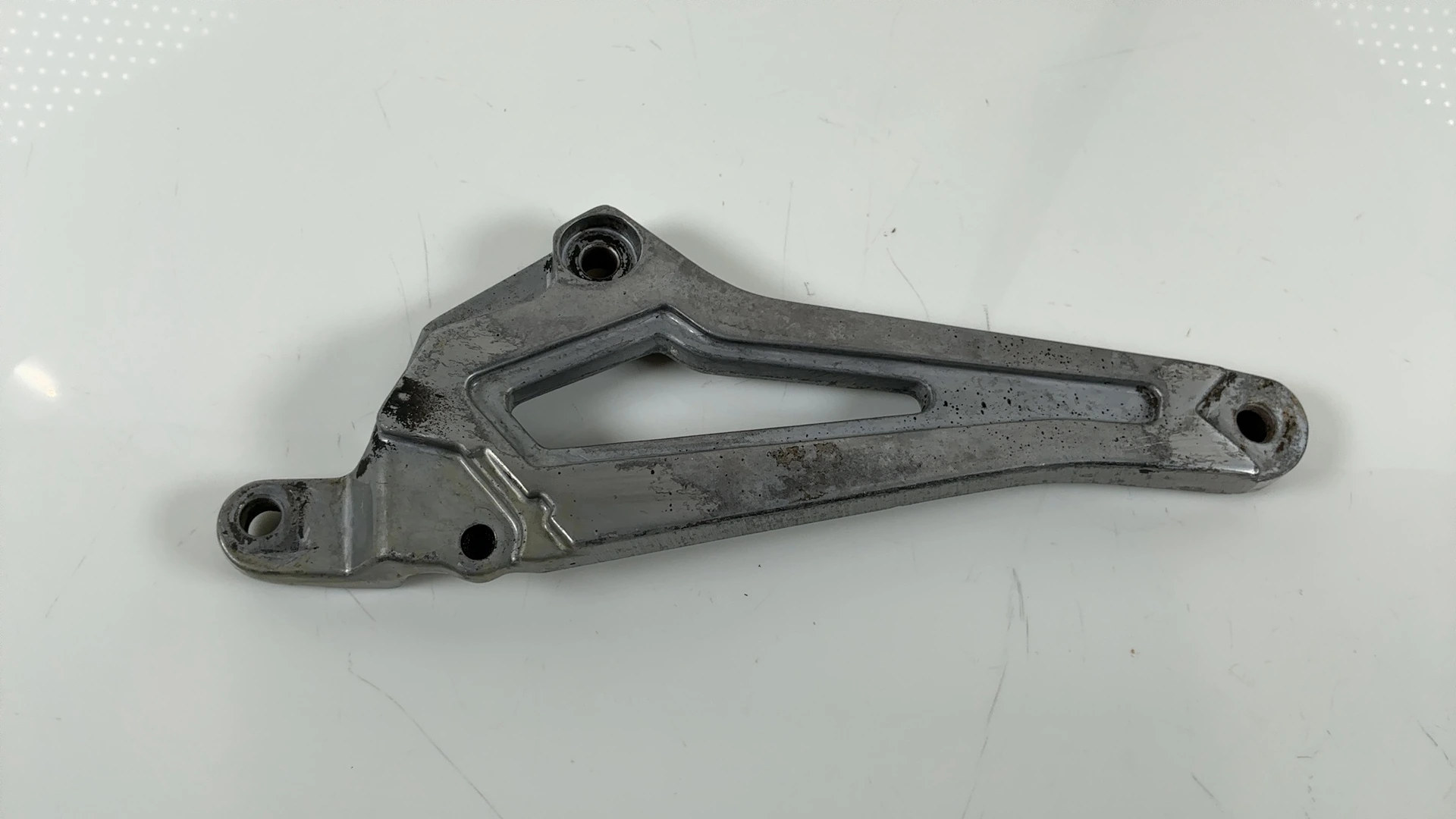 Yamaha RD125LC RD125 LC 125cc Left Side Foot Rest Bracket 1982-1986 10W-27442-01 - Image 2