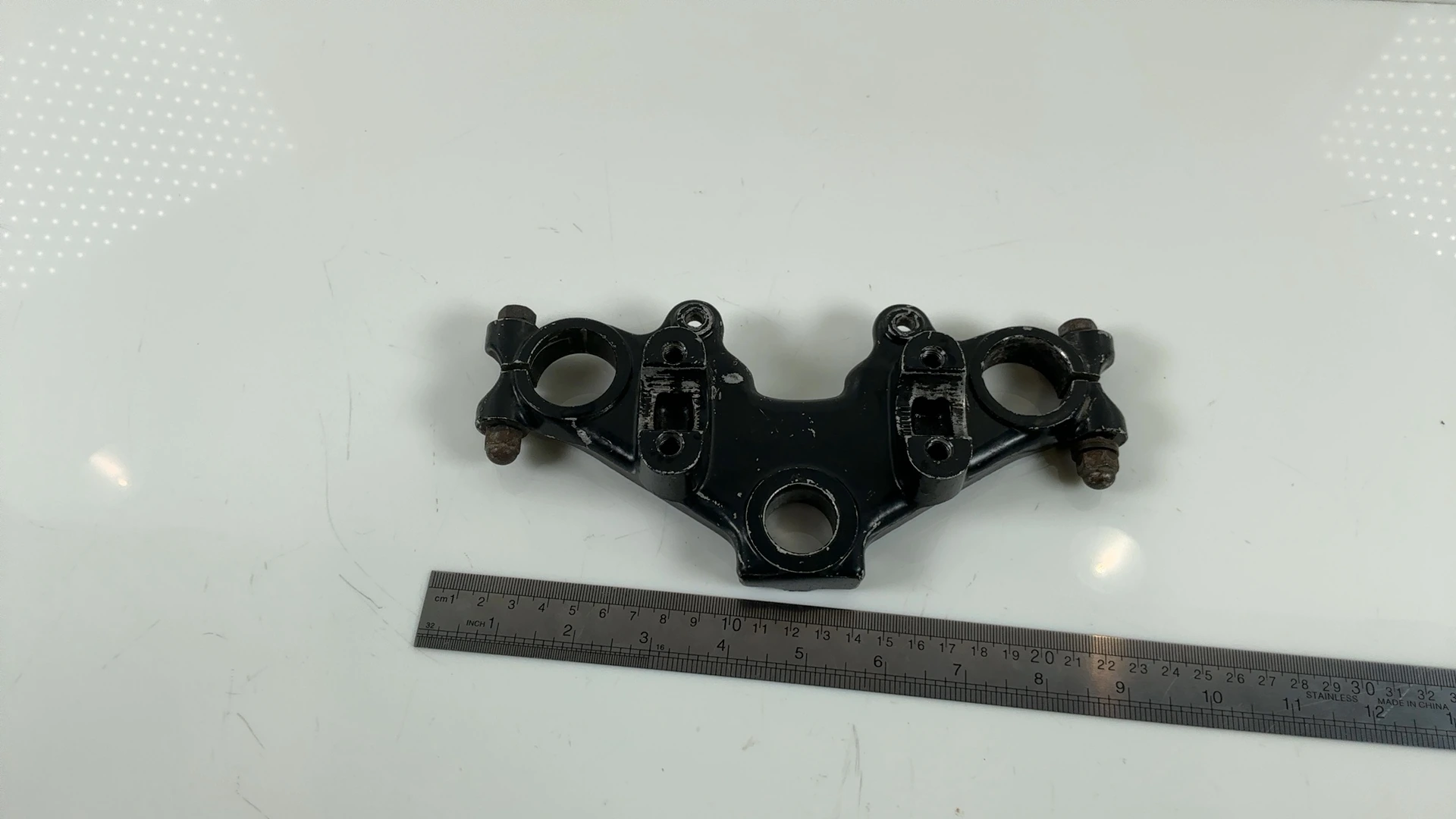 Yamaha RD 80 LC 10W 80cc Upper Triple Tree Fork Clamp 1982-1984 OEM 10W-23435-00 - Image 9