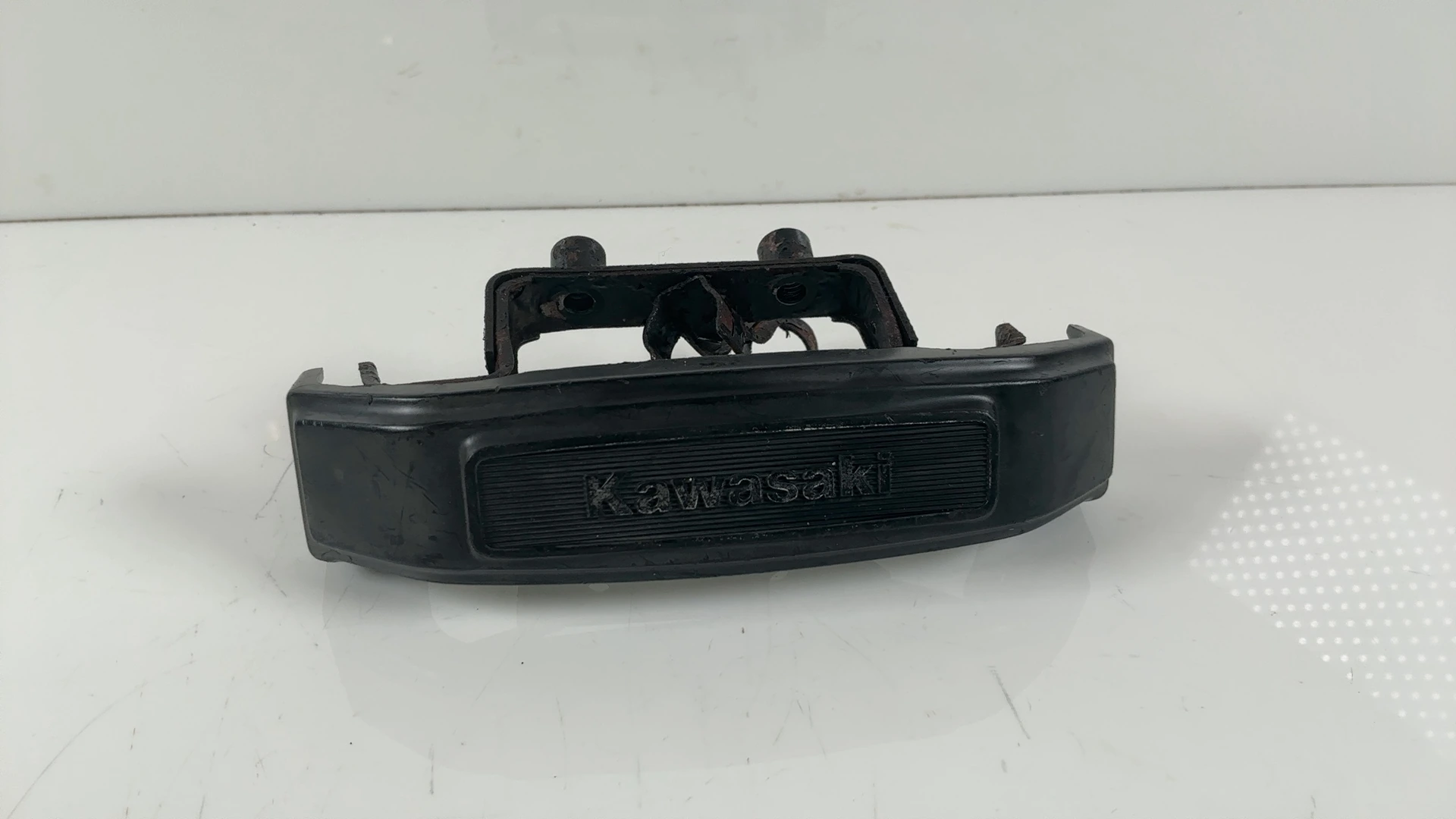 Kawasaki CSR305 KZ305 305cc Front Fork Cover Emblem 1981 1982 OEM 44033-1042 - Image 1