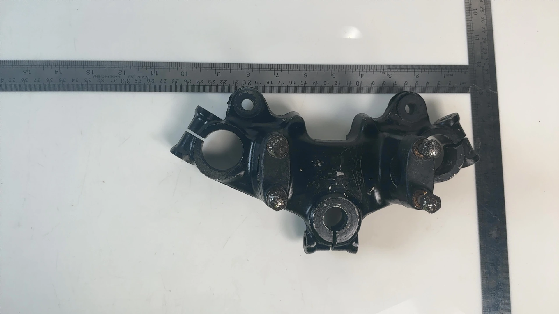 Suzuki GSX400E GK53C 400cc Upper Fork Bridge Yoke 1981-1985 OEM 51311-44100-291 - Image 4