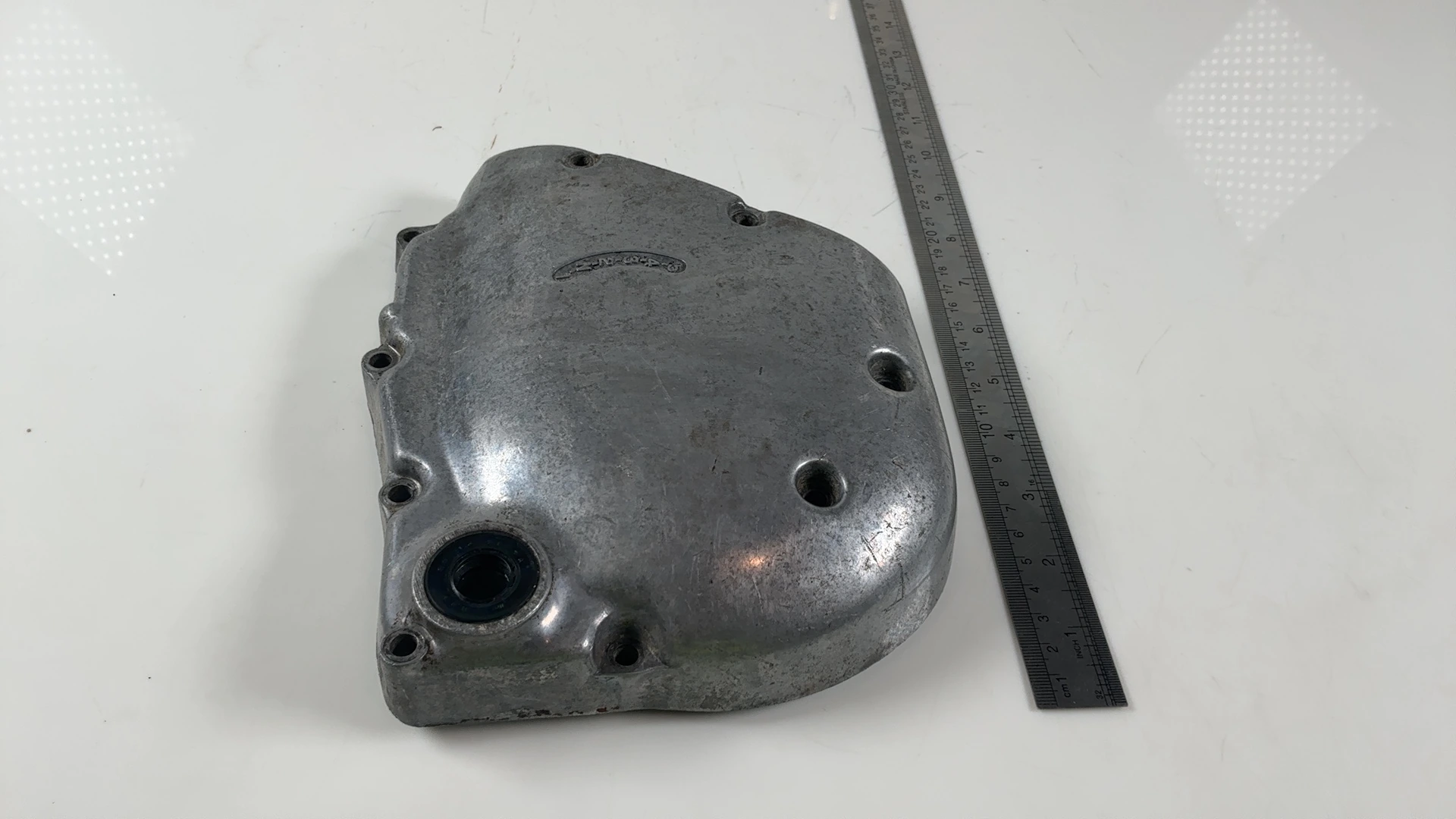 Honda CB750 Four K F SOHC 750cc Left Sprocket Cover 1969-1978 OEM 11360-300-050 - Image 3